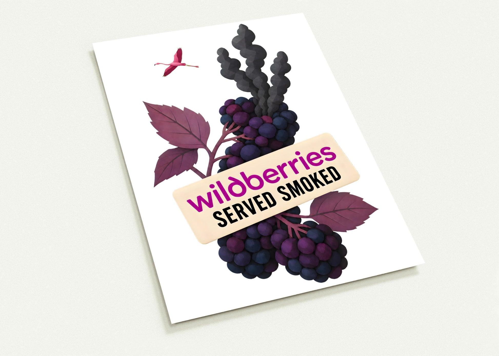 Wildberries, Served Smoked Postcard Pack — product view 2
