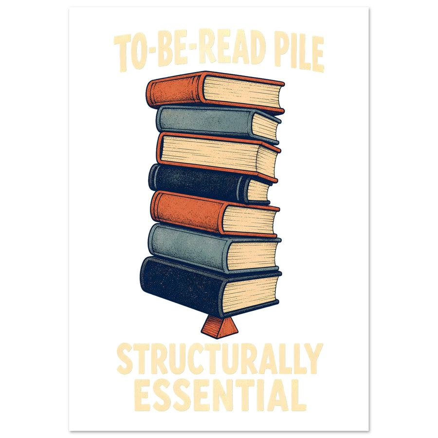 To-Be-Read Pile: Structurally Essential Book Graphic