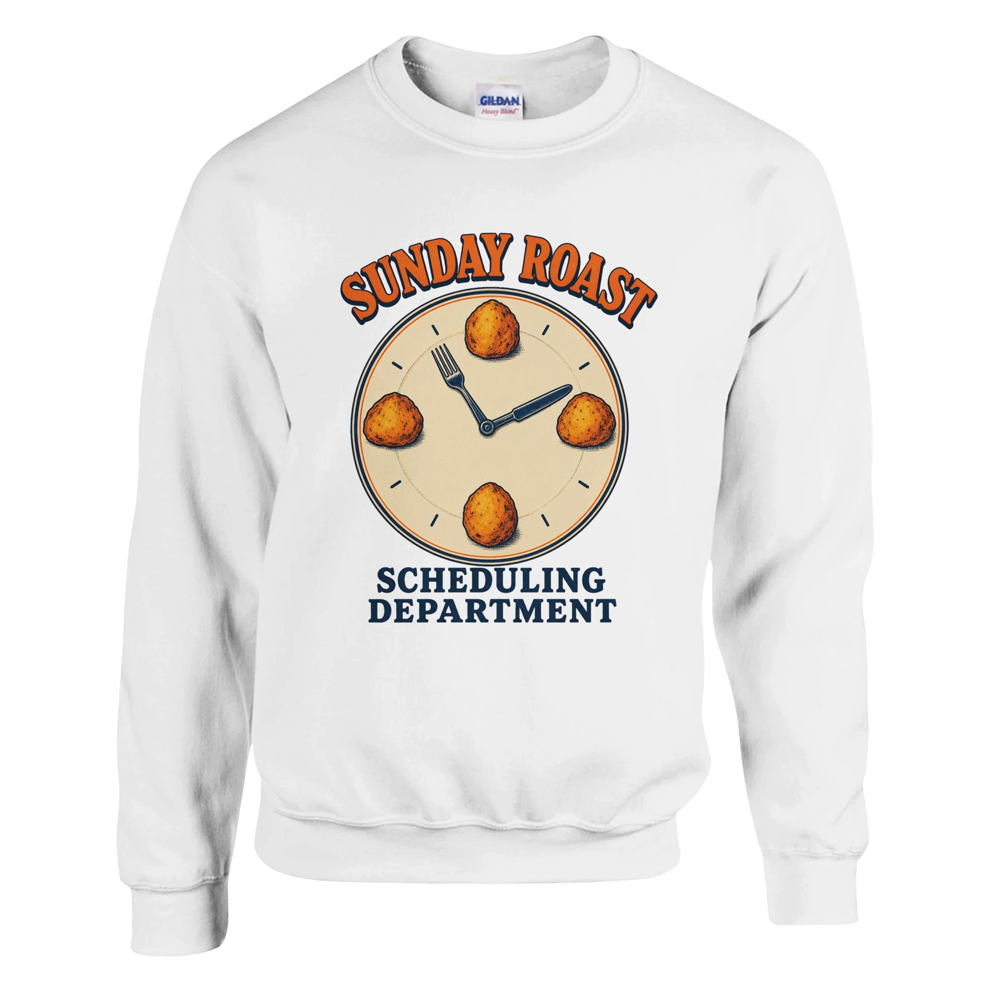 Sunday Roast Scheduling Department Sweatshirt — product view 1