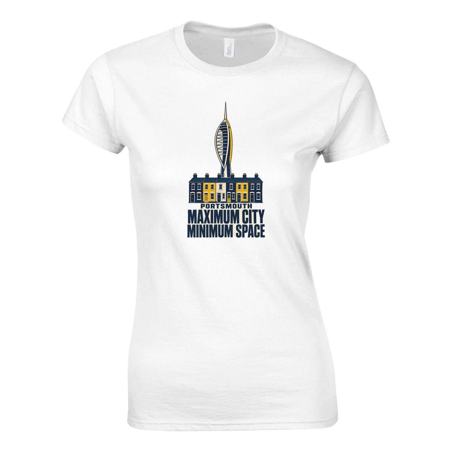 Portsmouth Maximum City Minimum Space Women's T-shirt — product view 1
