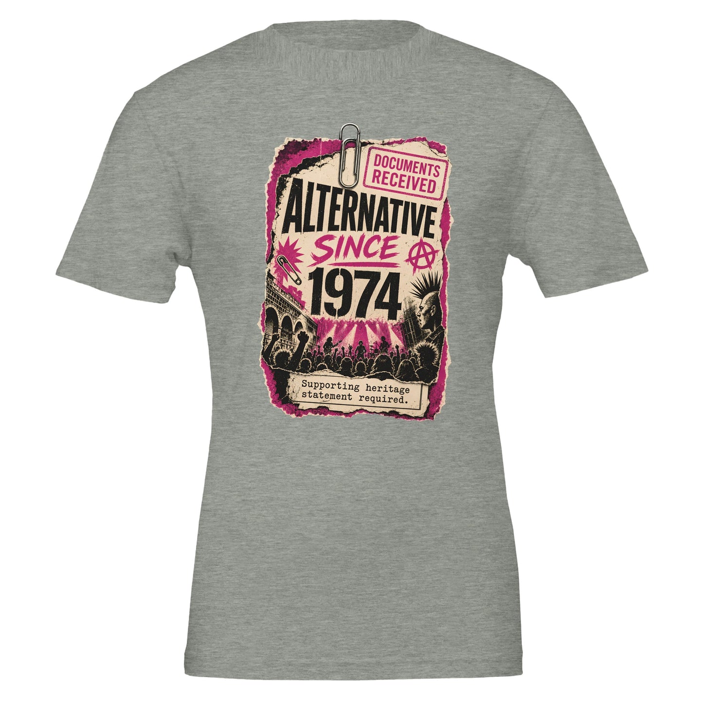 Camden Alternative Since 1974 T-shirt — Illustrated — product view 3