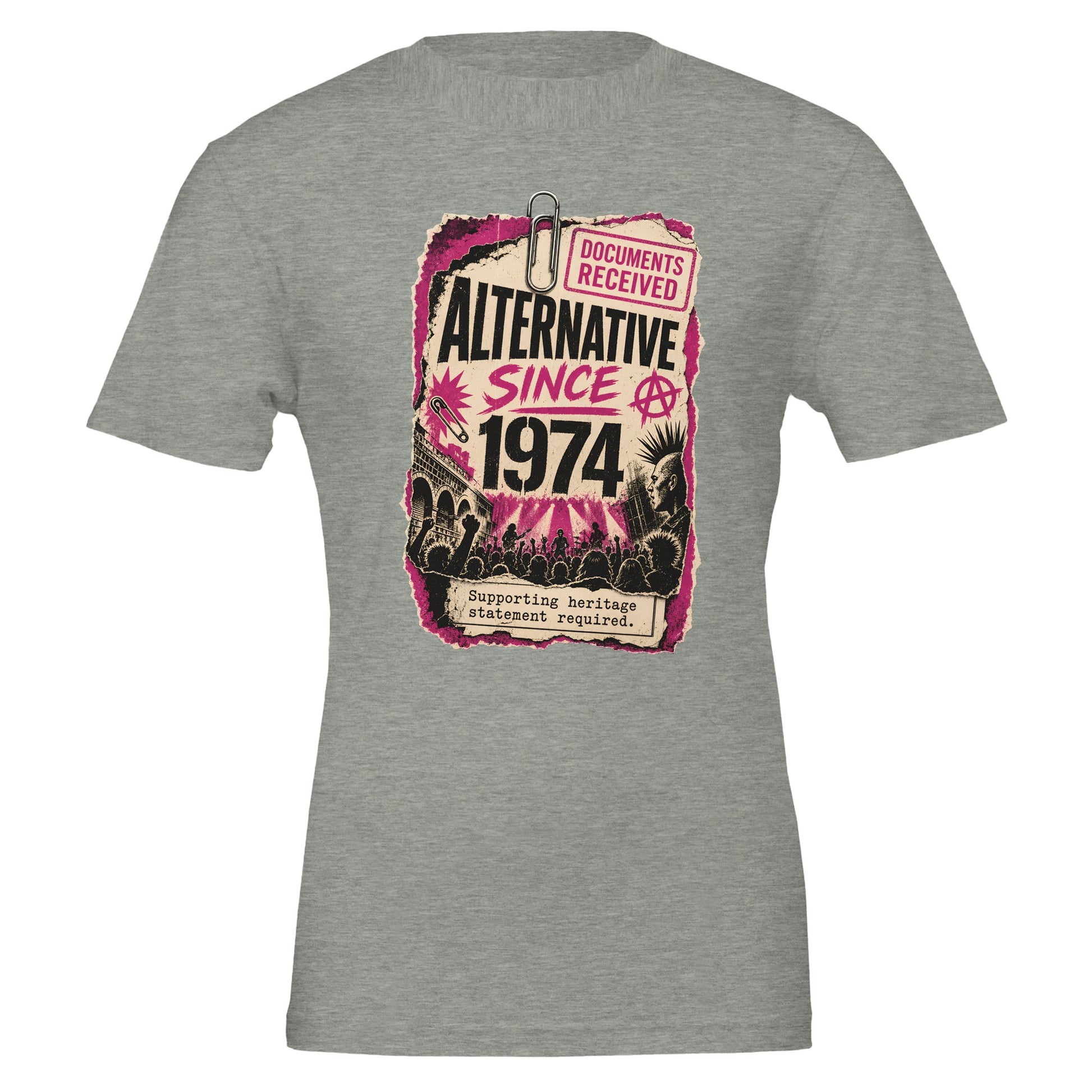 Camden Alternative Since 1974 T-shirt — Illustrated — product view 3