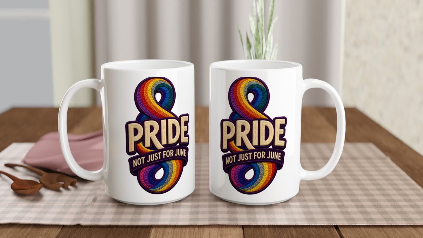 Pride: Not Just for June Large Mug — product view 5