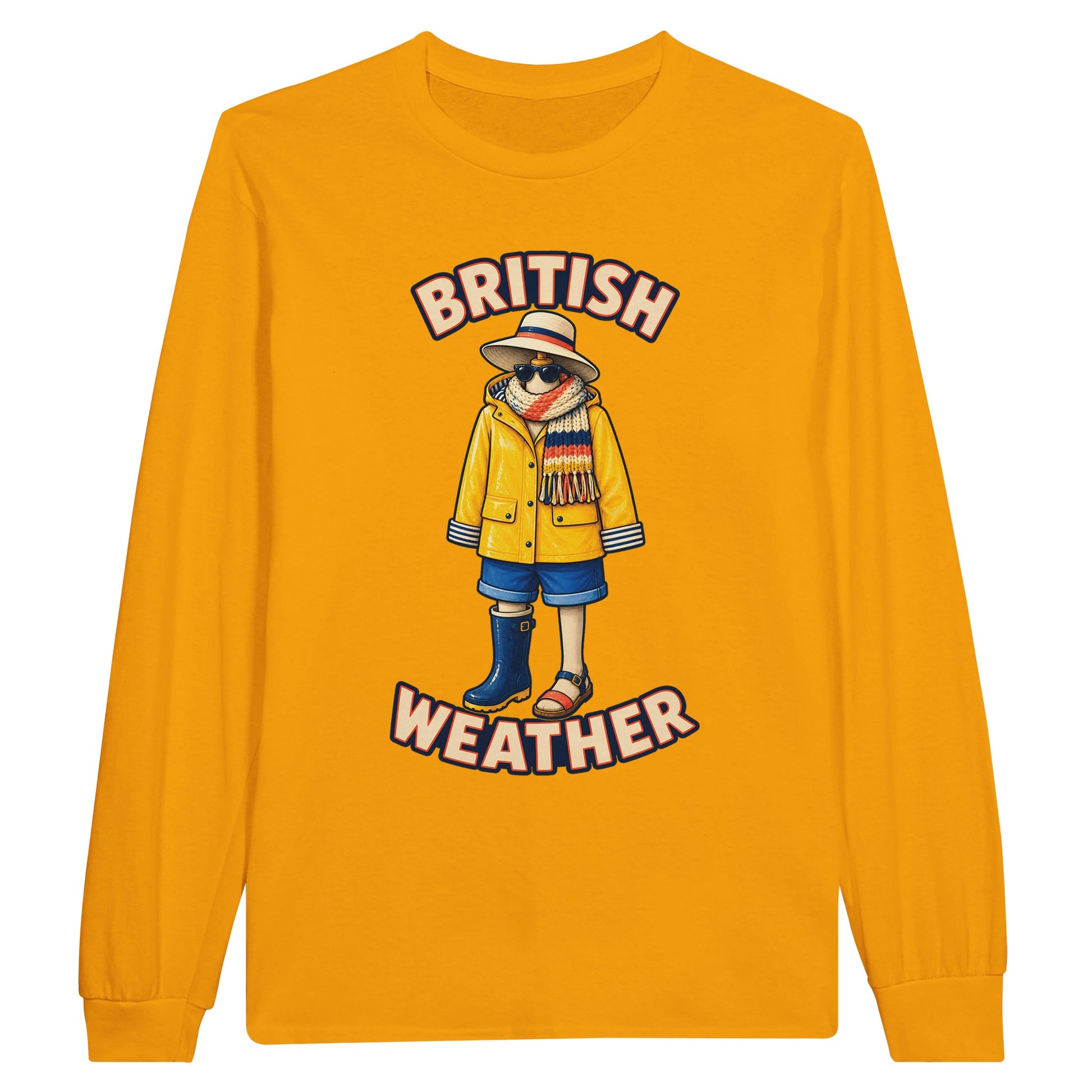 British Weather All-Weather Outfit Long-Sleeve T-shirt — product view 4
