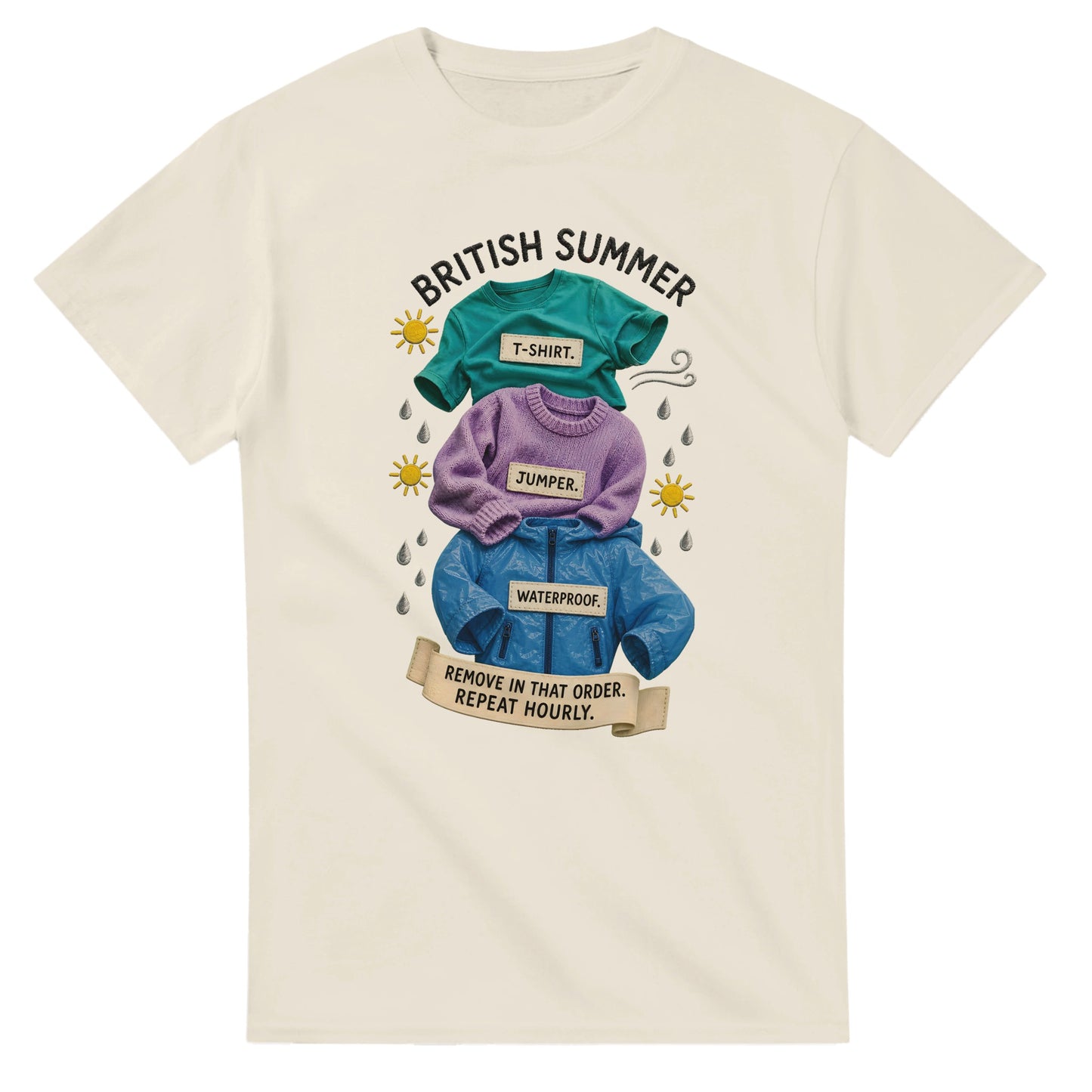 British Summer: Repeat Layers Hourly T-shirt — product view 8