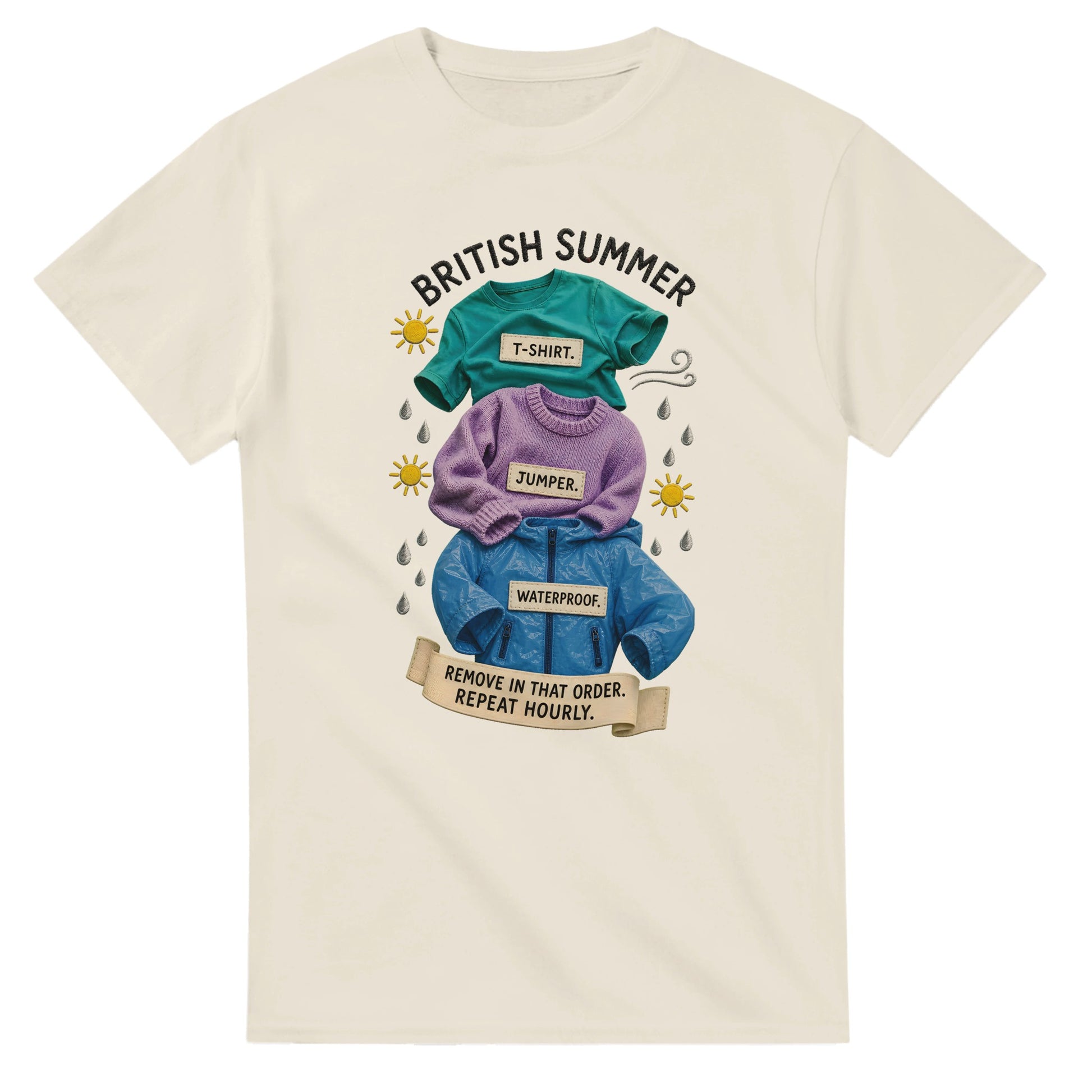 British Summer: Repeat Layers Hourly T-shirt — product view 8