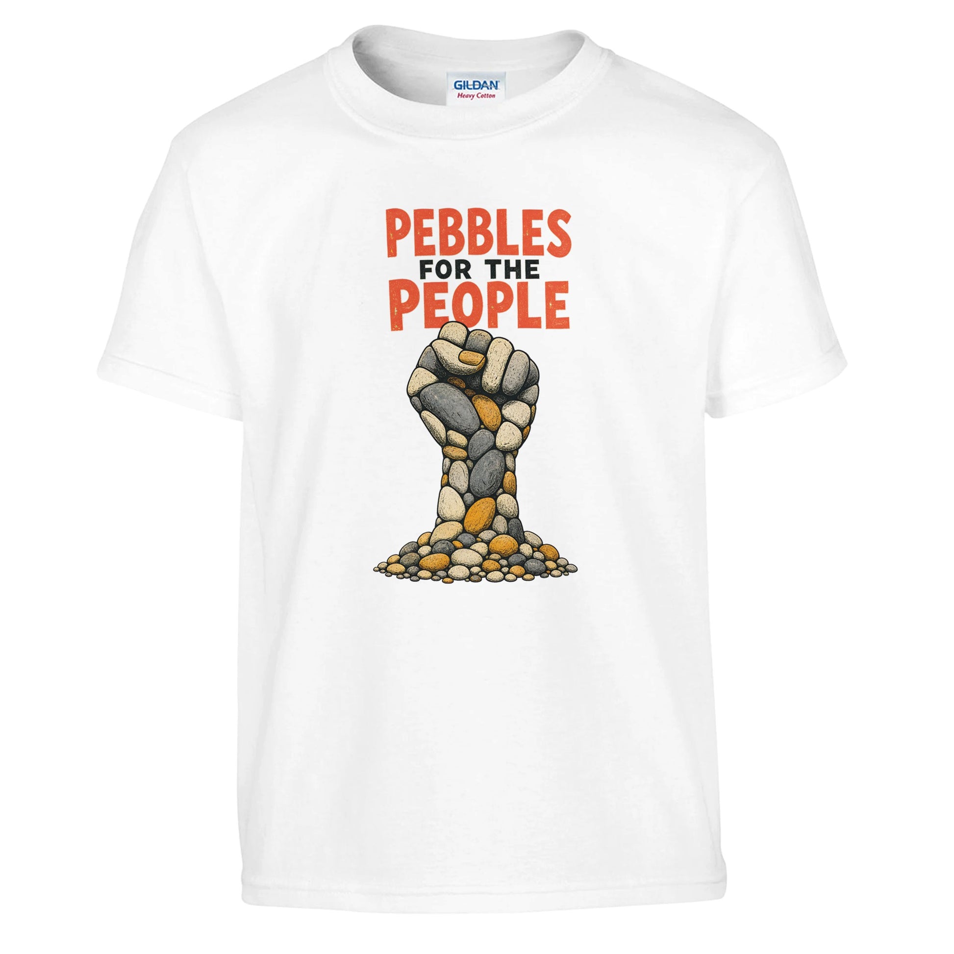 Pebbles for the People Graphic Kids' T-shirt — product view 1