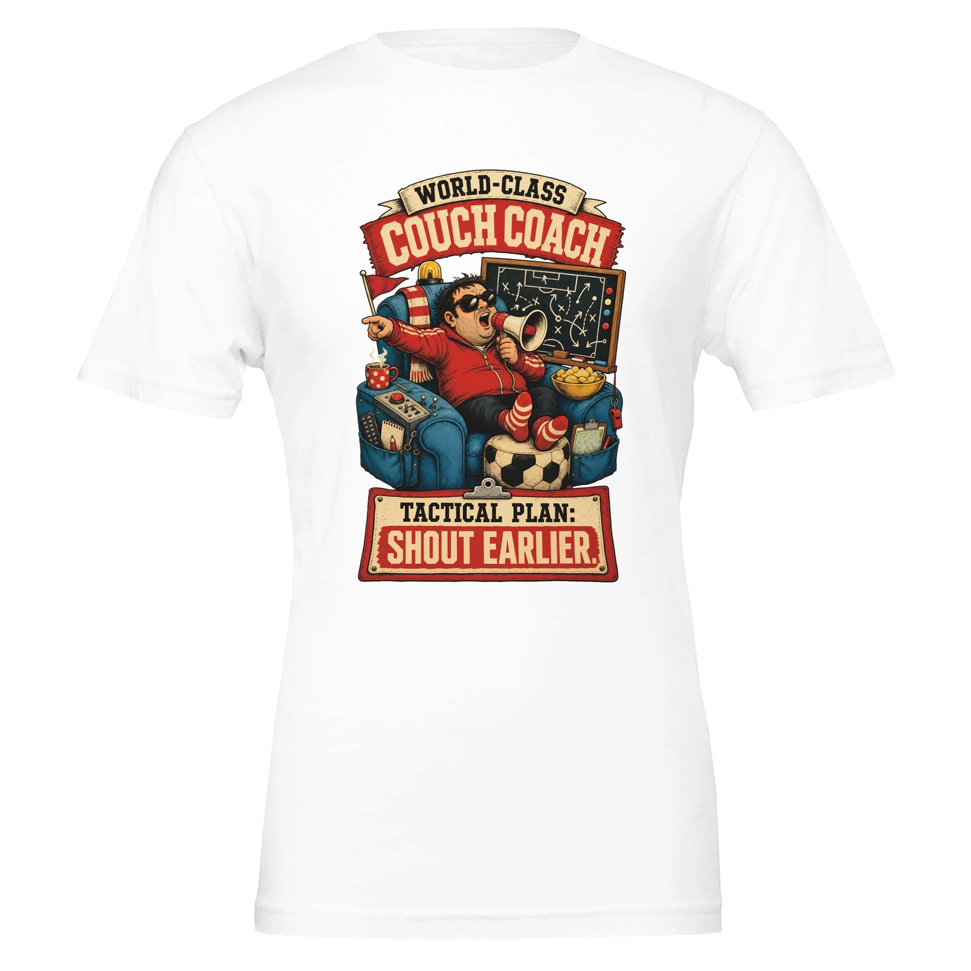 World-Class Couch Coach T-shirt — product view 1