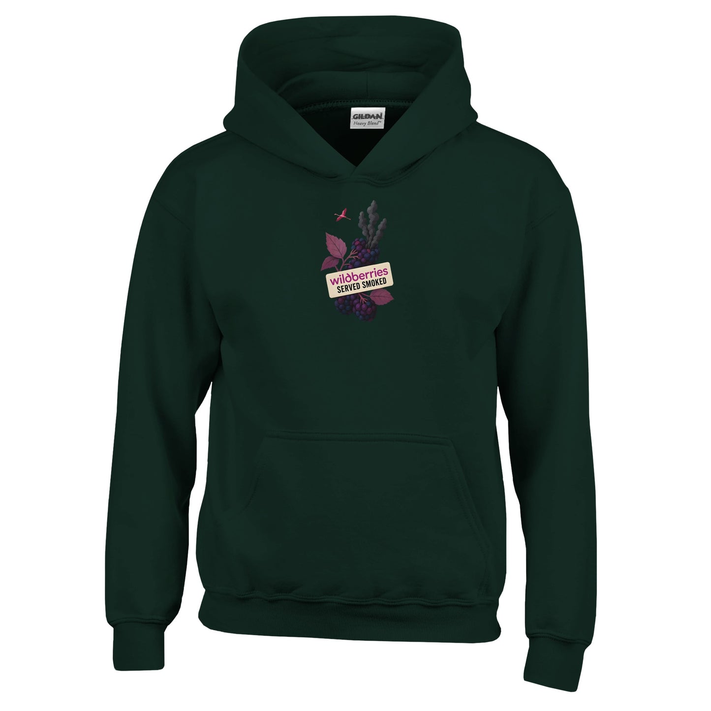 Wildberries, Served Smoked Kids' Hoodie — product view 12