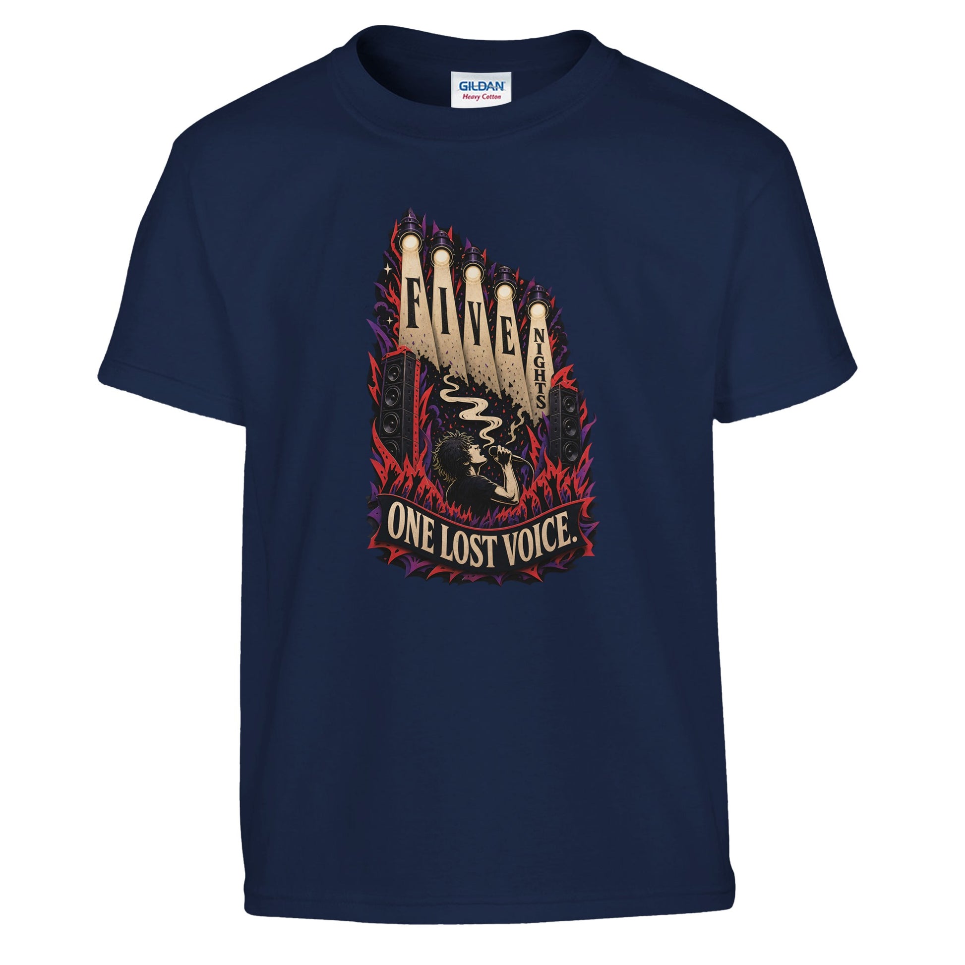 Five Nights, One Lost Voice Kids' T-shirt — product view 7