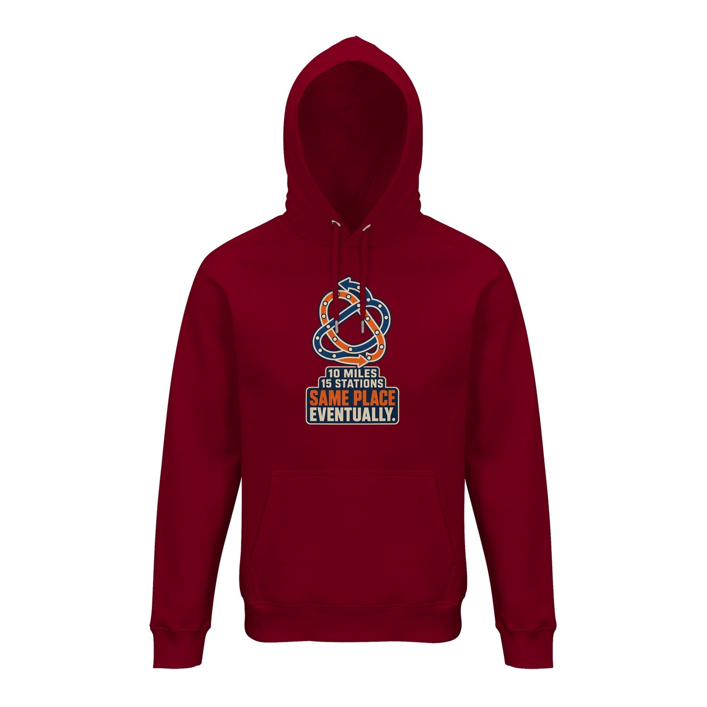 Glasgow Same Place Eventually Hoodie — product view 4