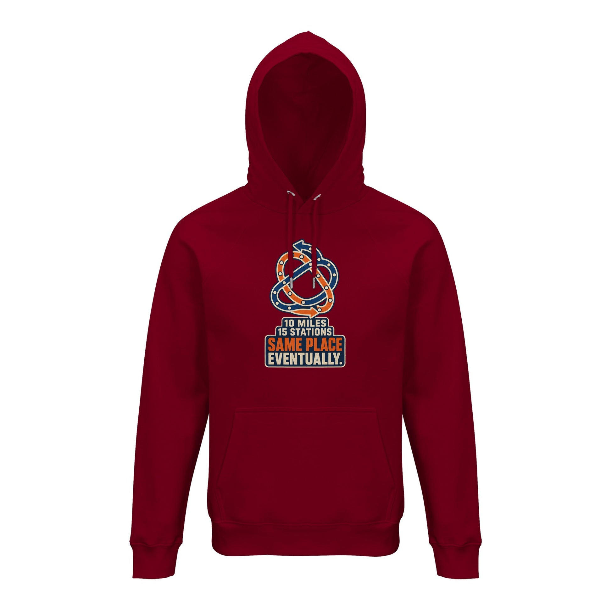 Glasgow Same Place Eventually Hoodie — product view 4