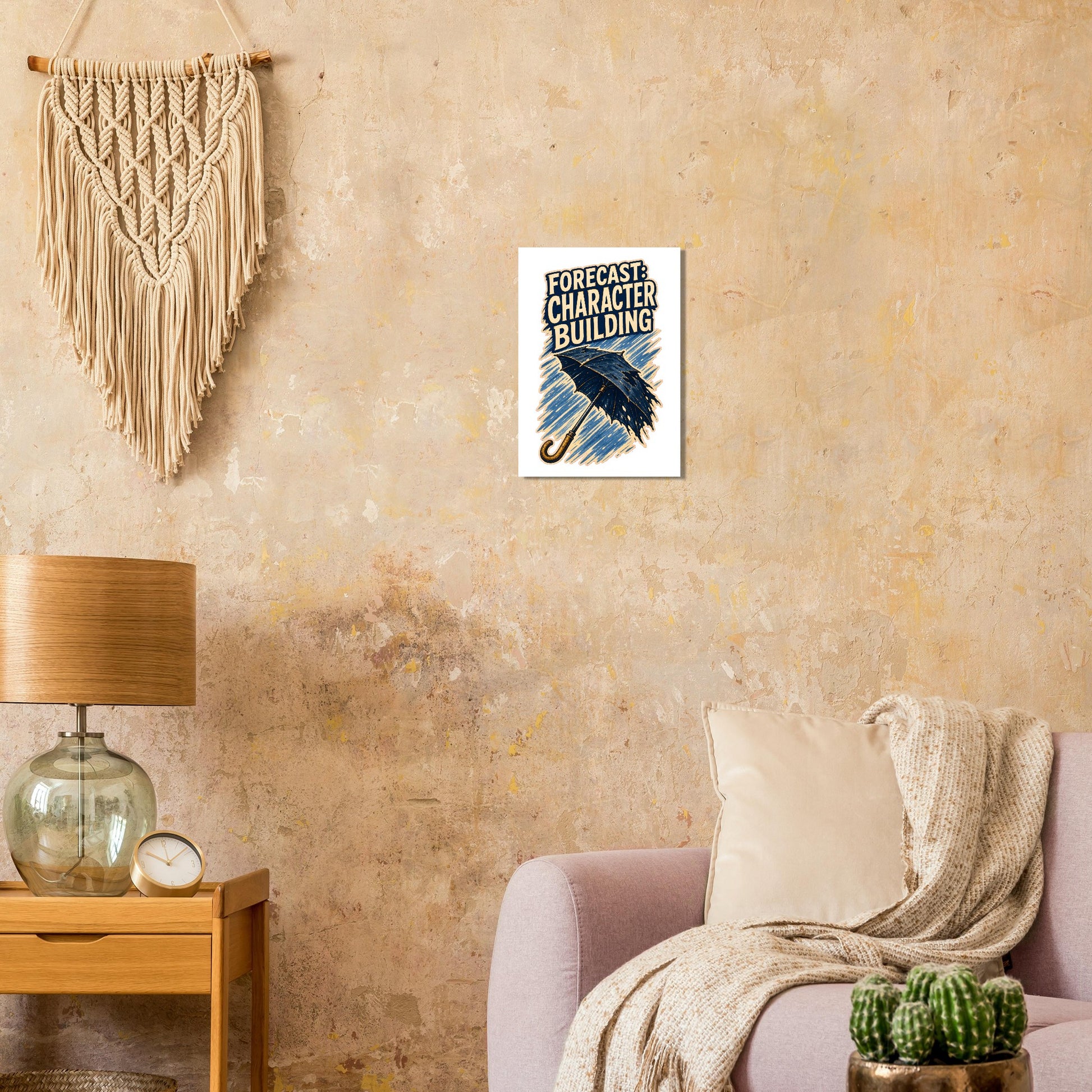 Forecast: Character Building – British Weather Poster — product view 9