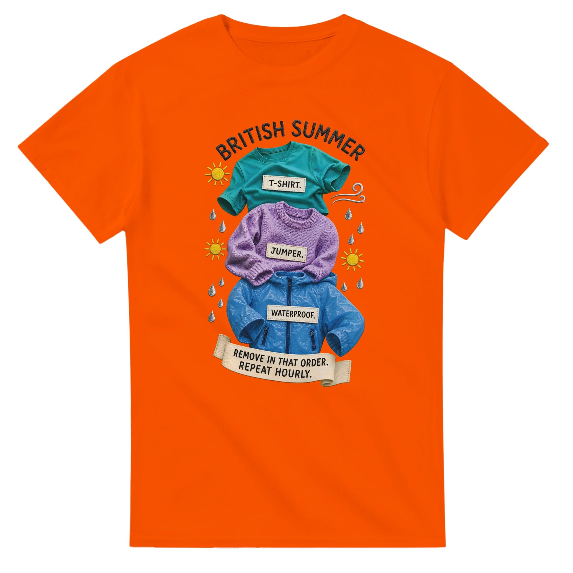 British Summer: Repeat Layers Hourly T-shirt — product view 7