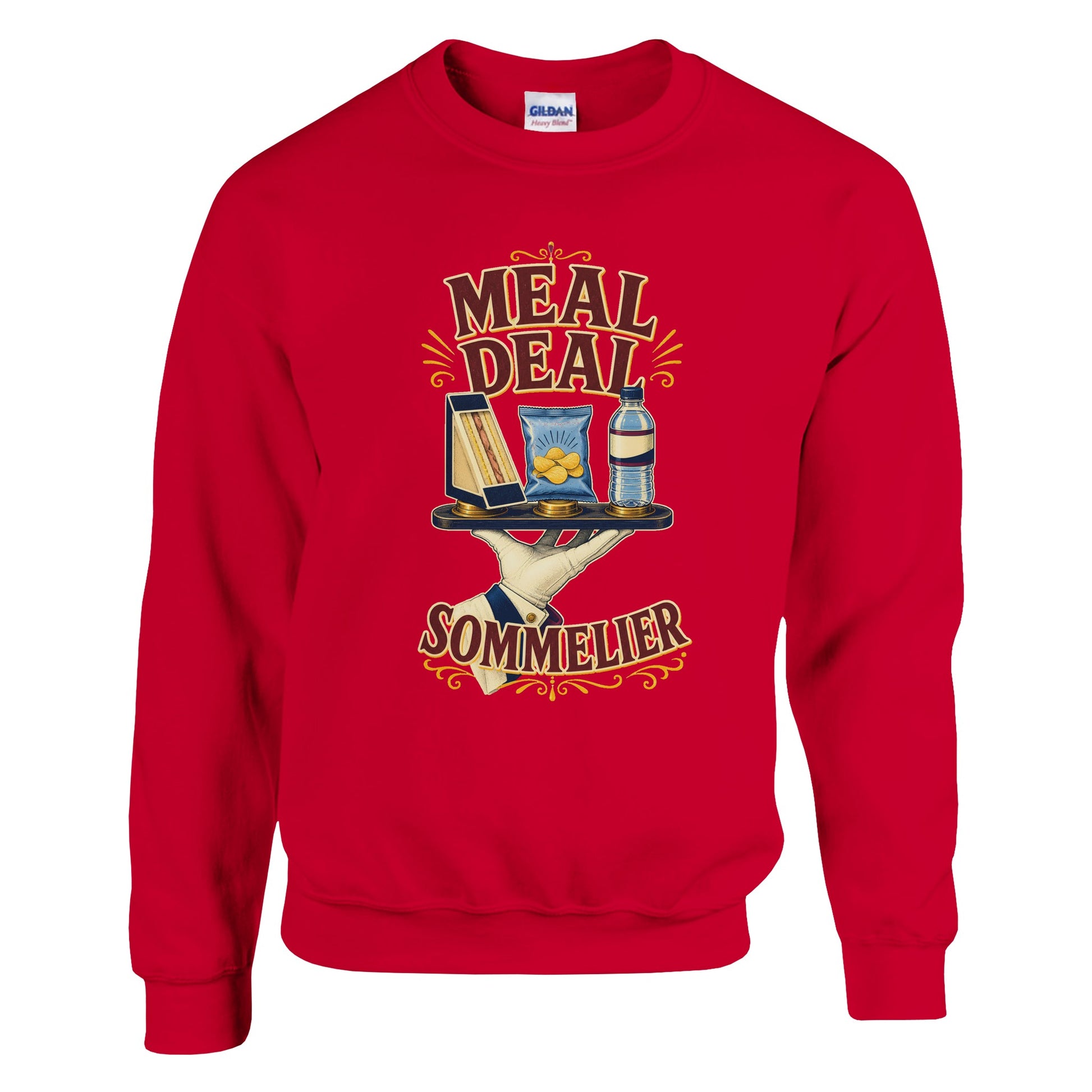 Meal Deal Sommelier British Lunch Design Sweatshirt — product view 15