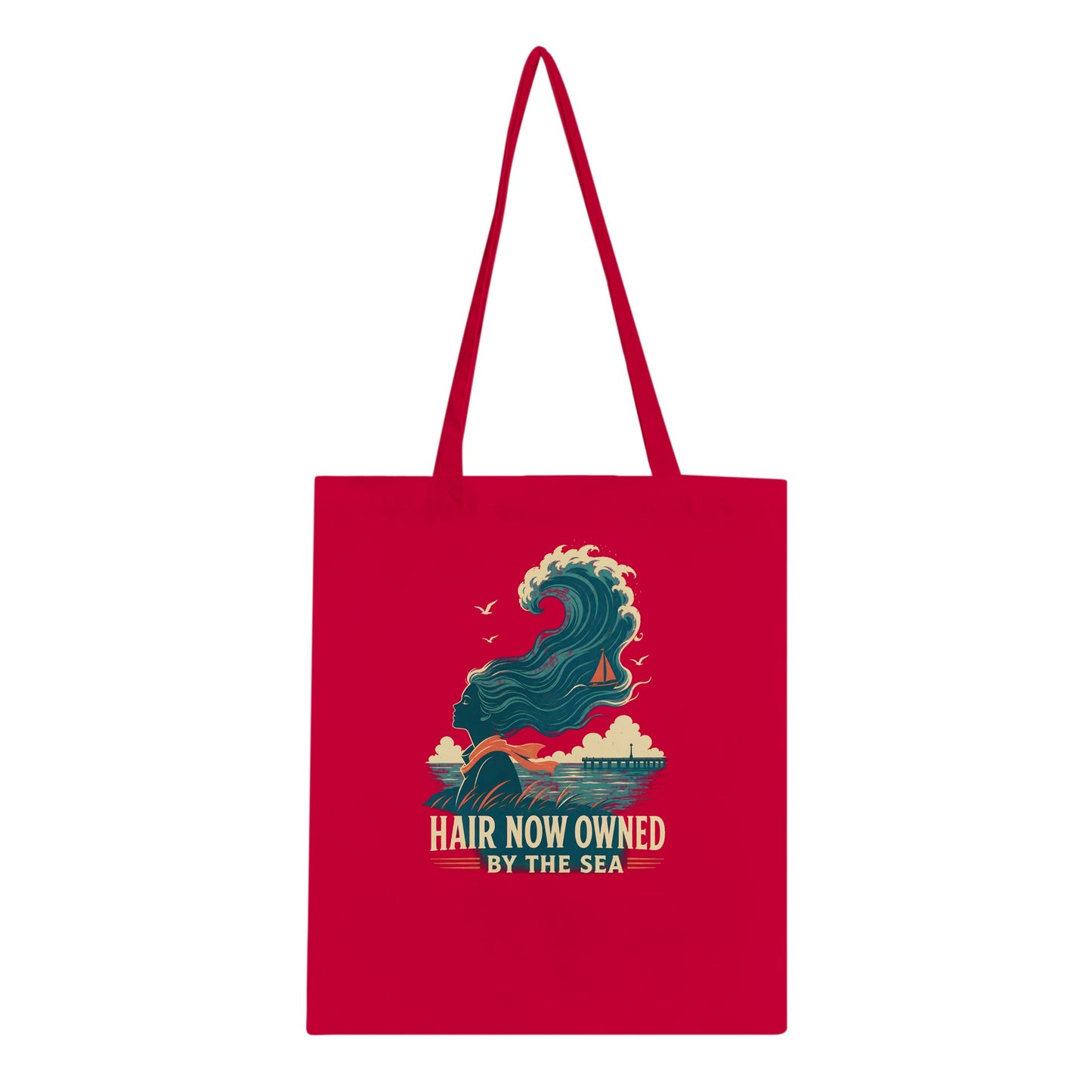 Hair Now Owned by the Sea Tote Bag — product view 4