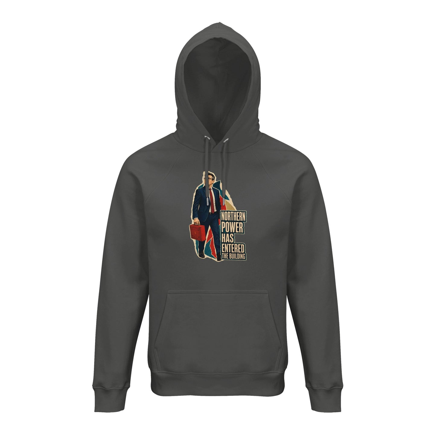 Northern Power Has Entered the Building Tote Bag Hoodie — product view 13