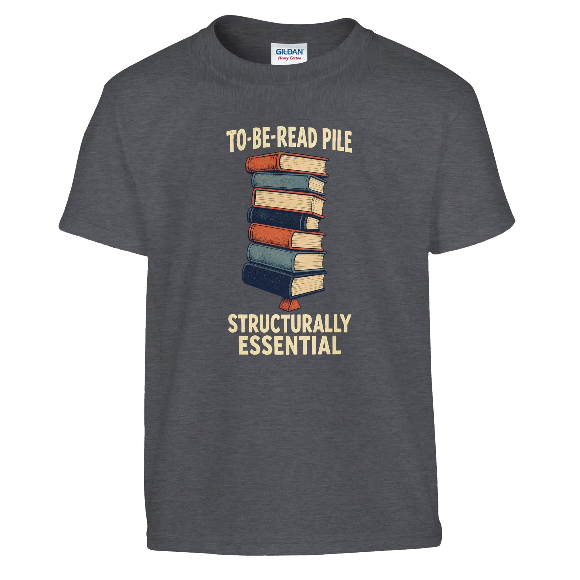 To-Be-Read Pile: Structurally Essential Book Graphic Kids' T-shirt — product view 12