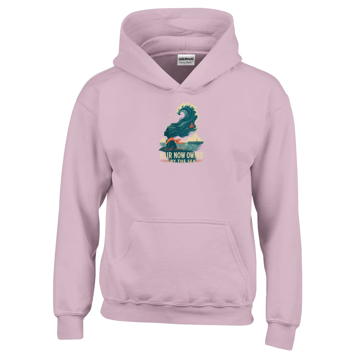 Hair Now Owned by the Sea Kids' Hoodie — product view 5