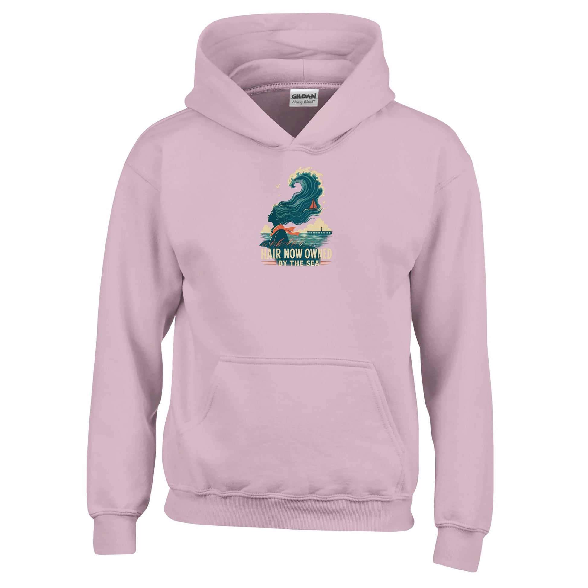 Hair Now Owned by the Sea Kids' Hoodie — product view 5