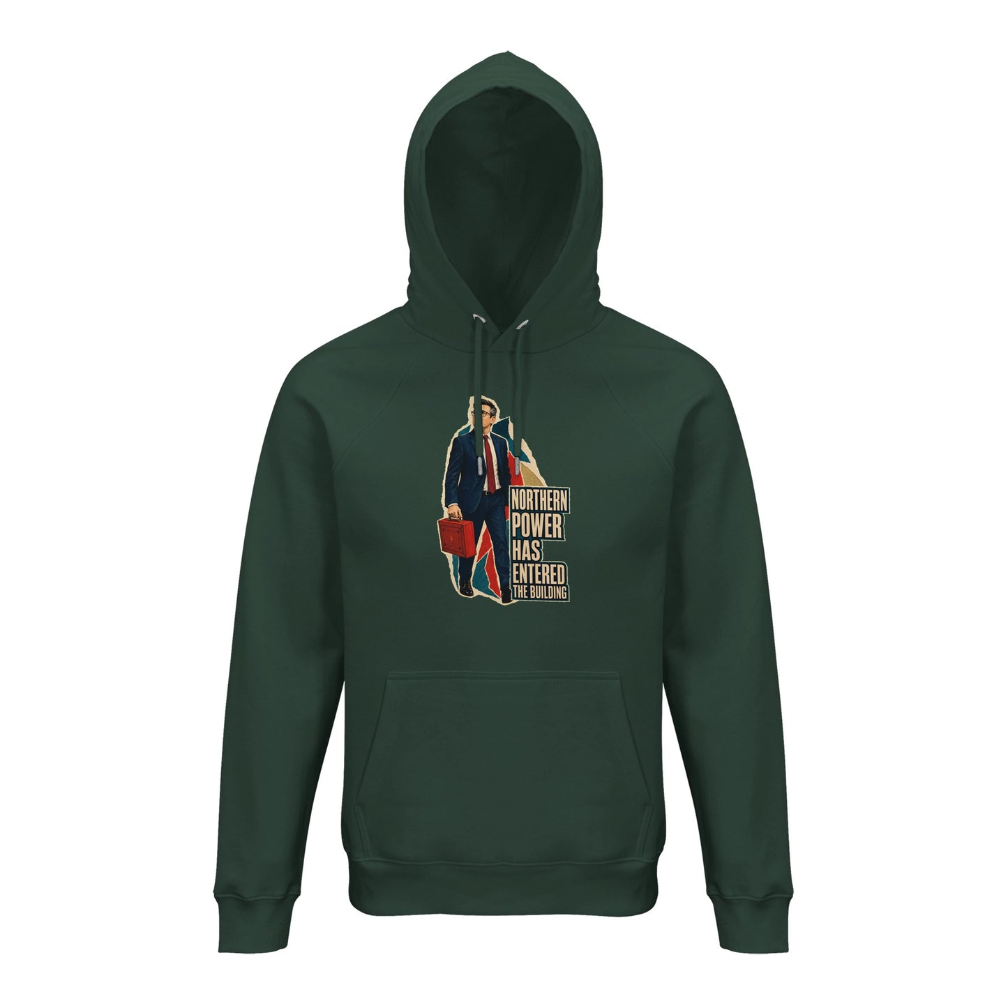 Northern Power Has Entered the Building Tote Bag Hoodie — product view 11