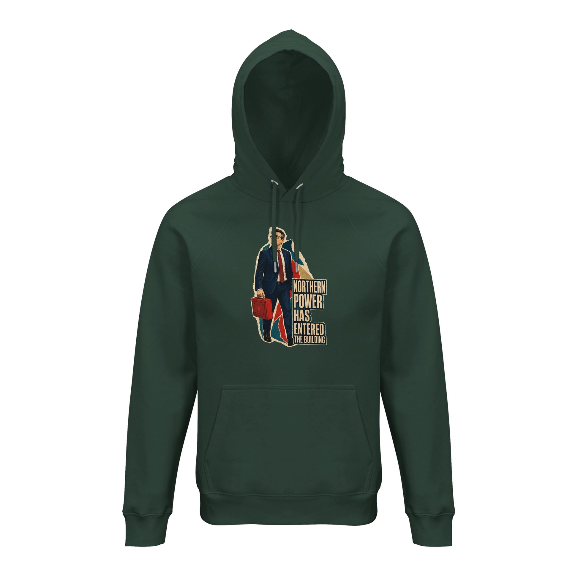 Northern Power Has Entered the Building Tote Bag Hoodie — product view 11