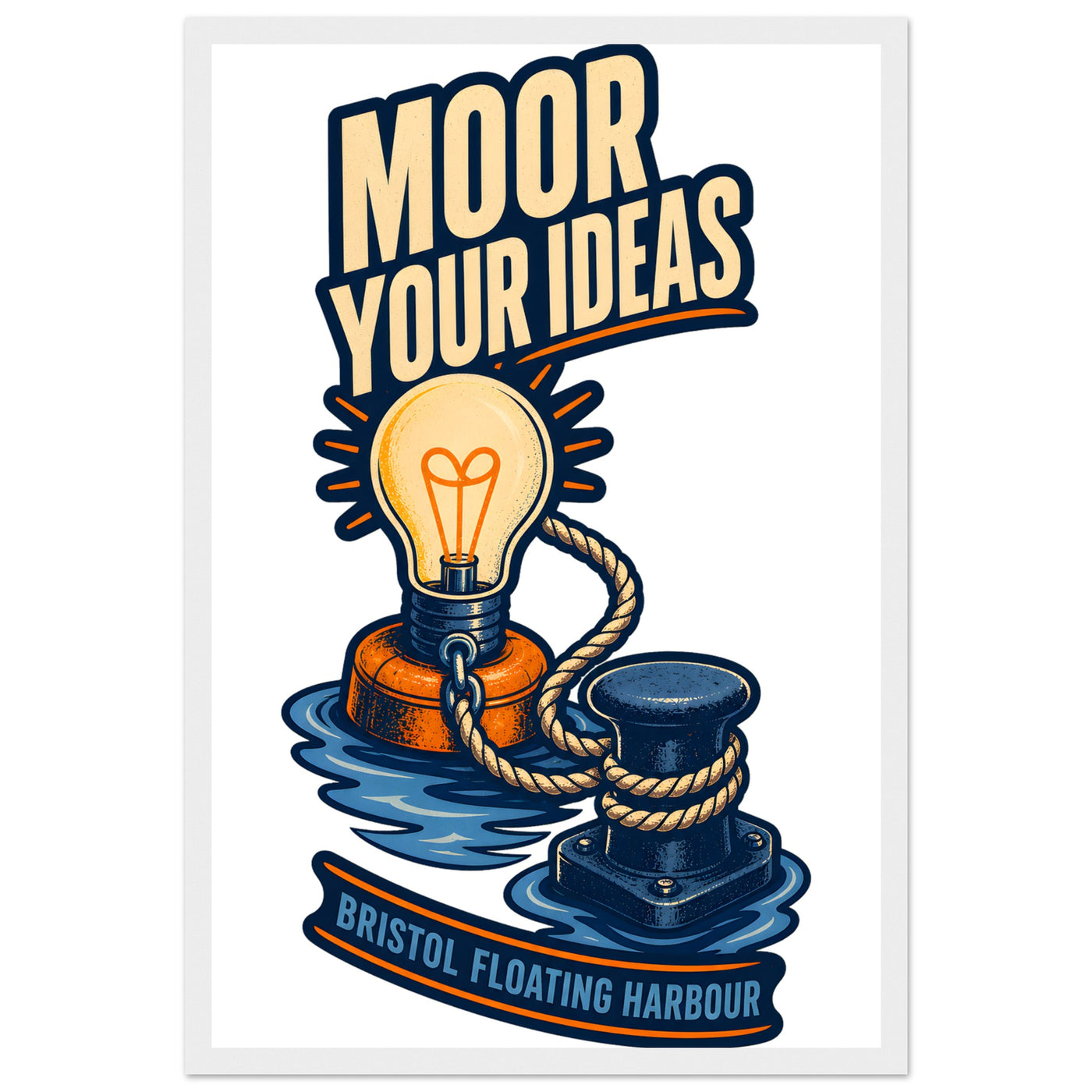 Moor Your Ideas – Bristol Floating Harbour Framed Wall Art