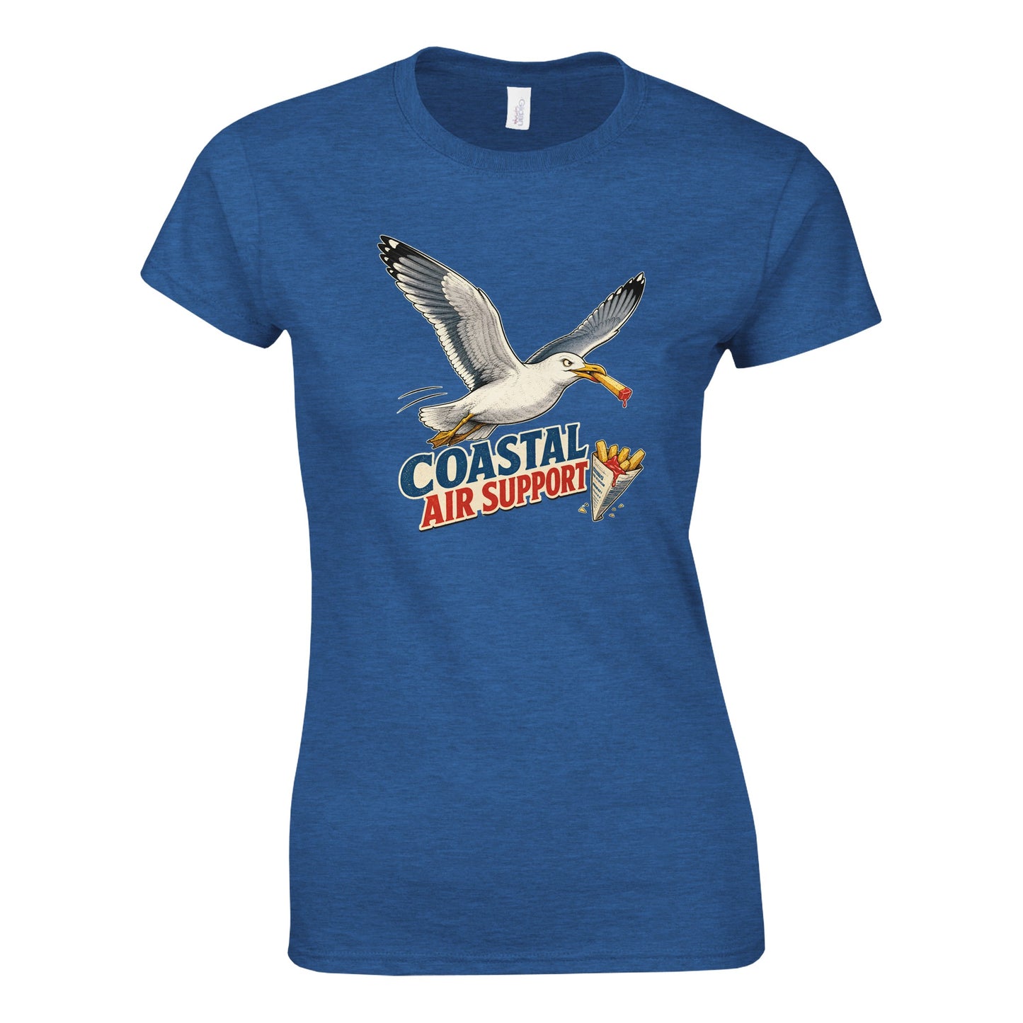 Coastal Air Support Seagull Graphic Women's T-shirt — product view 5