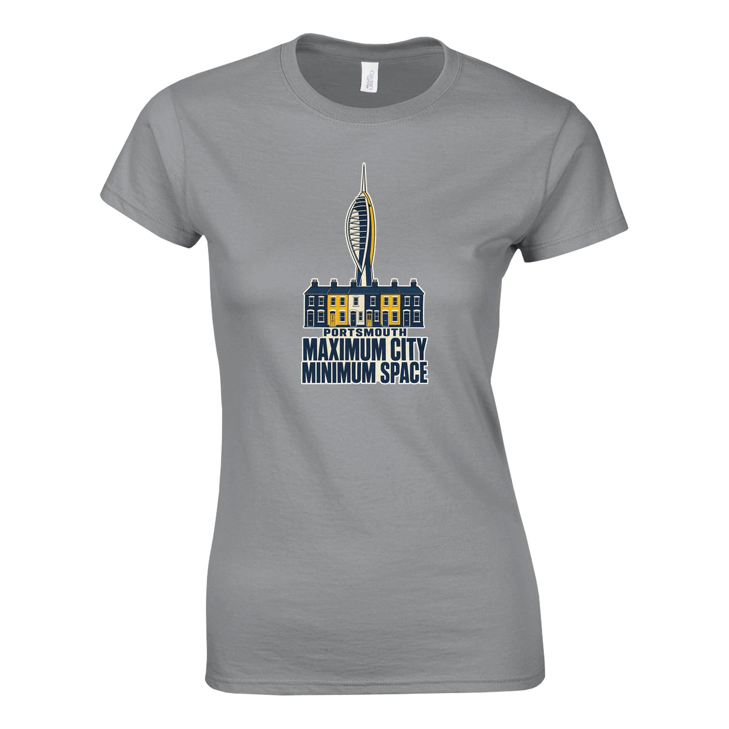 Portsmouth Maximum City Minimum Space Women's T-shirt — product view 5