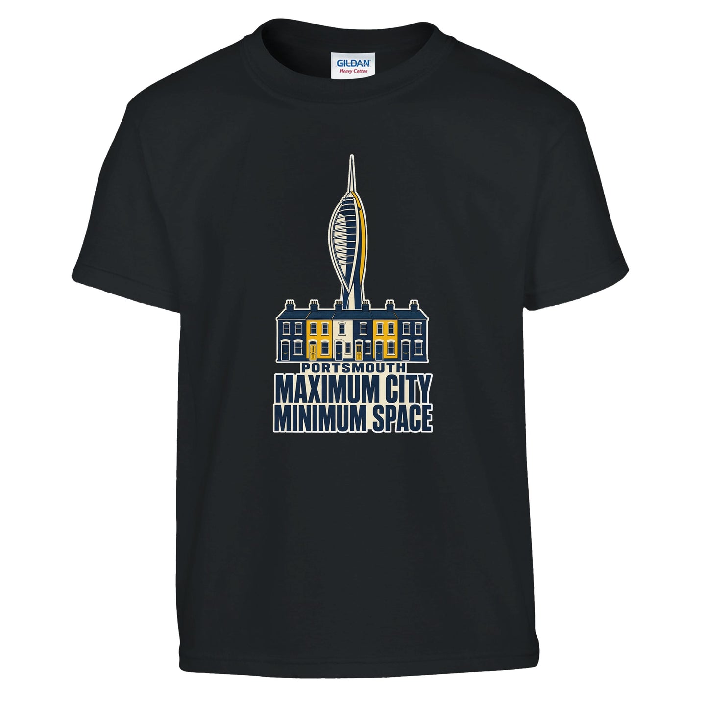 Portsmouth Maximum City Minimum Space Kids' T-shirt — product view 2