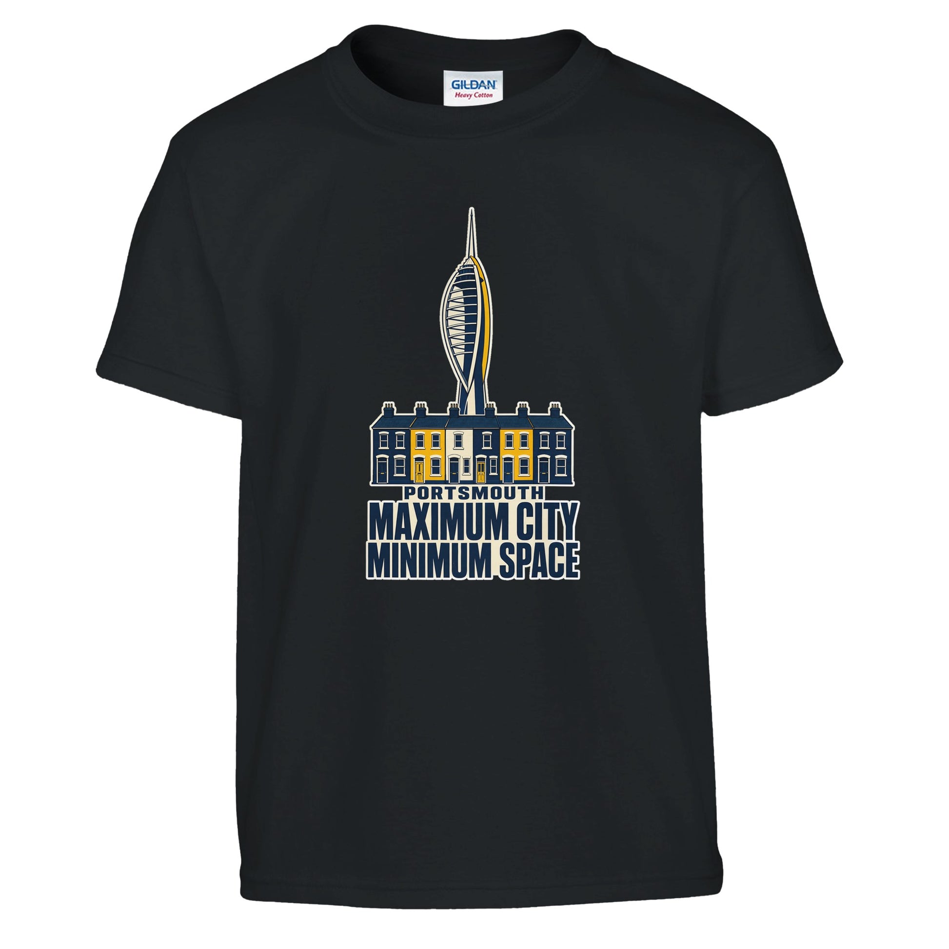 Portsmouth Maximum City Minimum Space Kids' T-shirt — product view 2