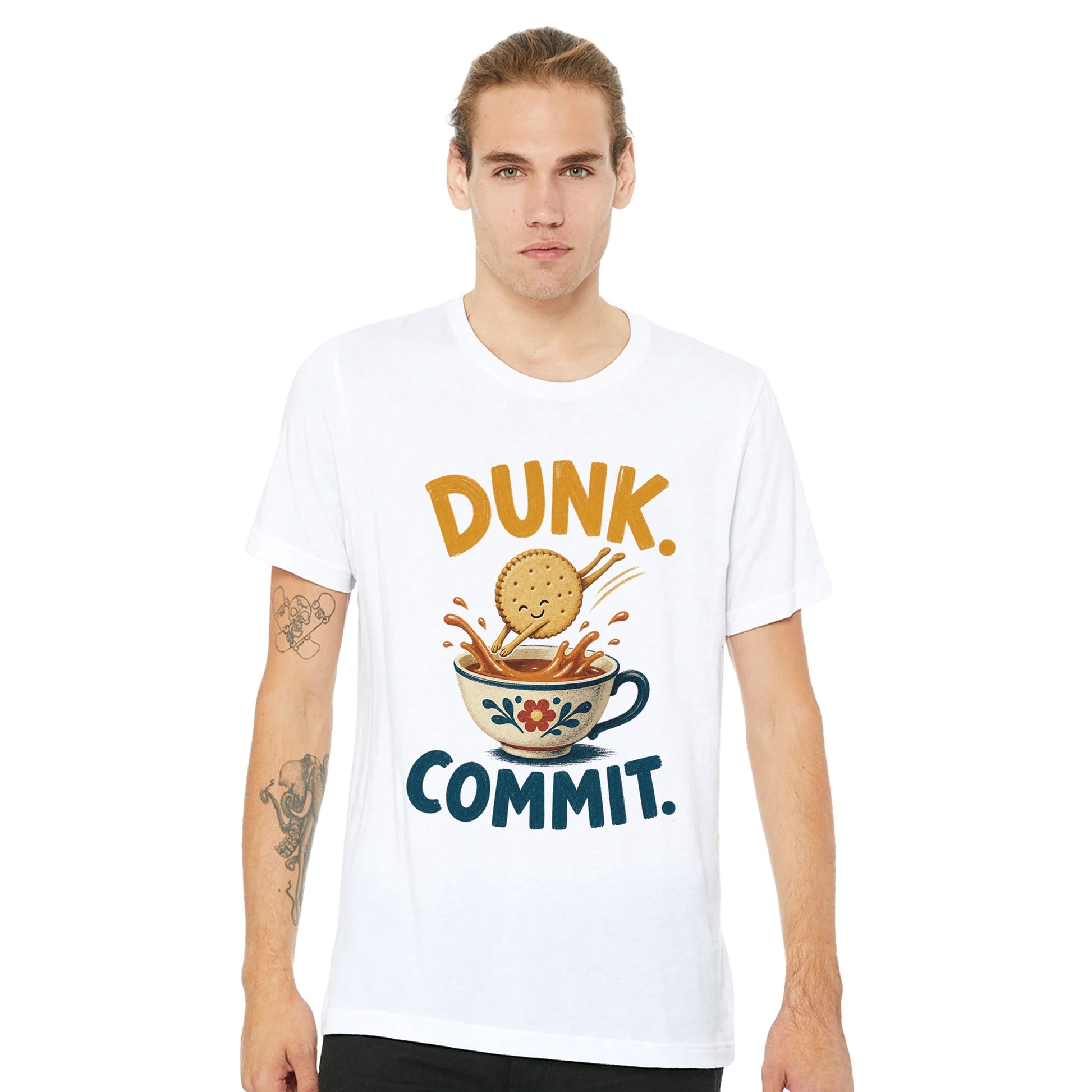 Dunk. Commit. Tea Biscuit Graphic T-shirt — product view 7