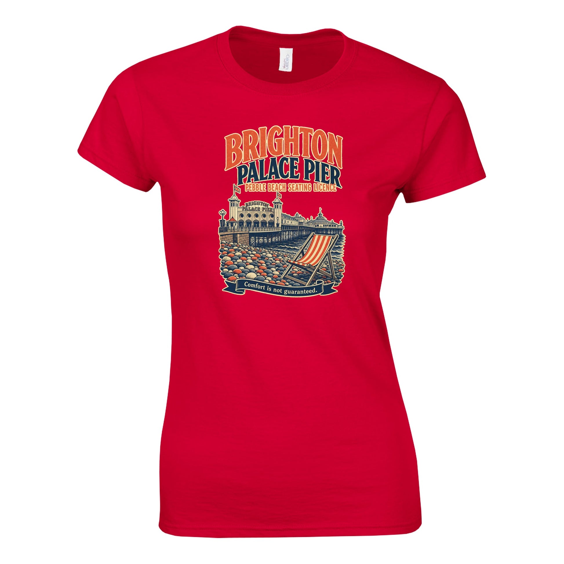 Brighton Pebble Beach Seating Licence Women's T-shirt — product view 2