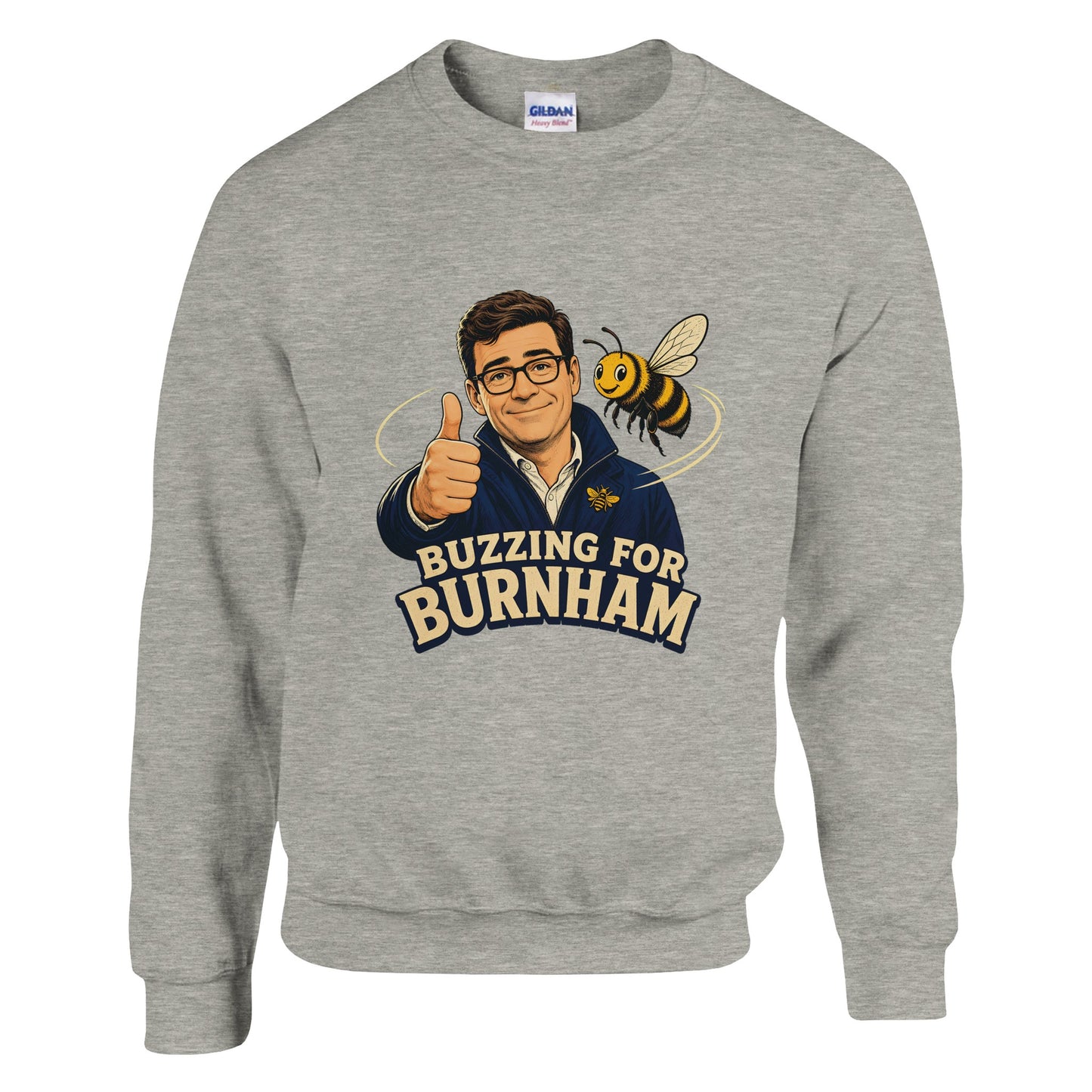 Buzzing for Burnham Sweatshirt — product view 4