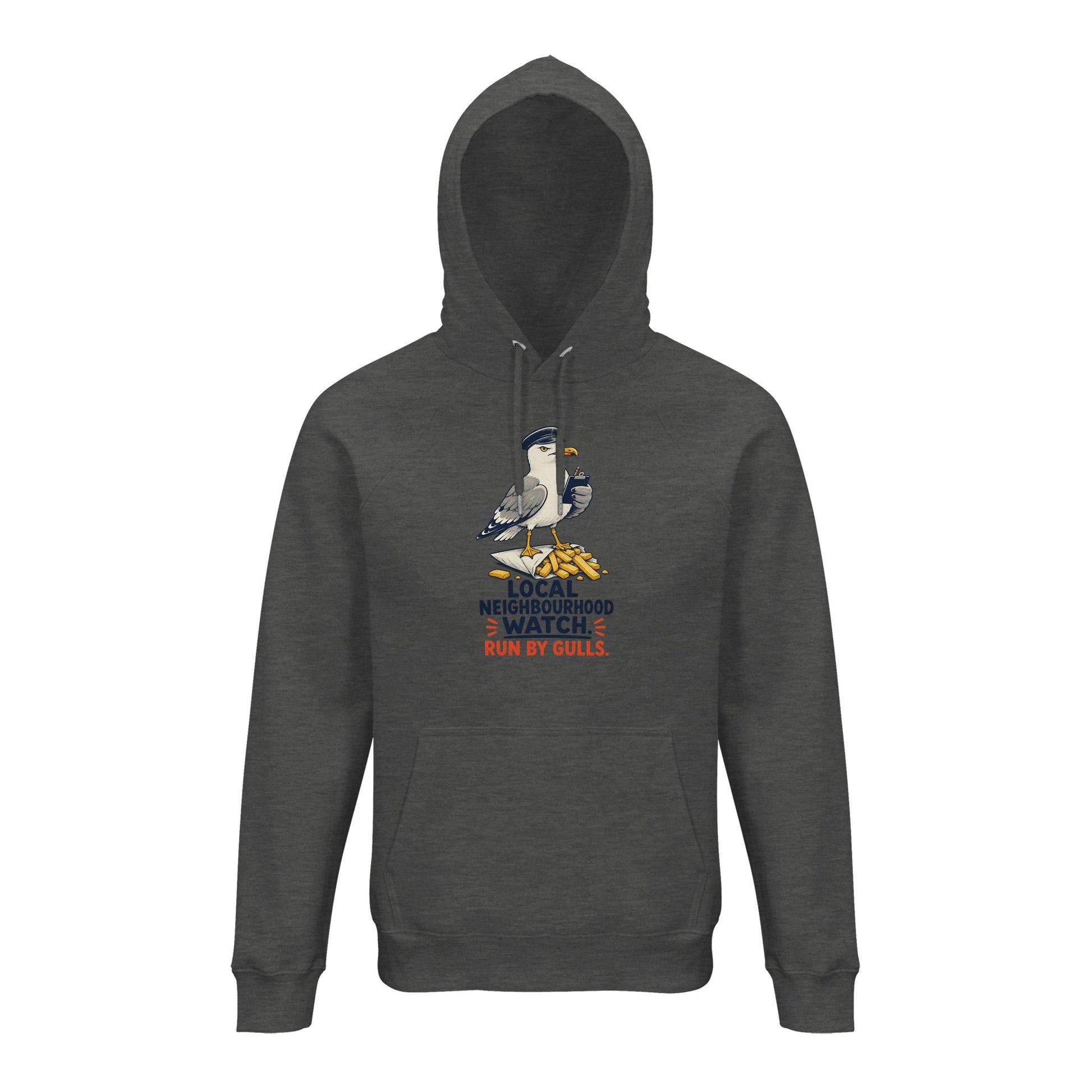 Local Neighbourhood Watch: Run by Gulls Hoodie — product view 10