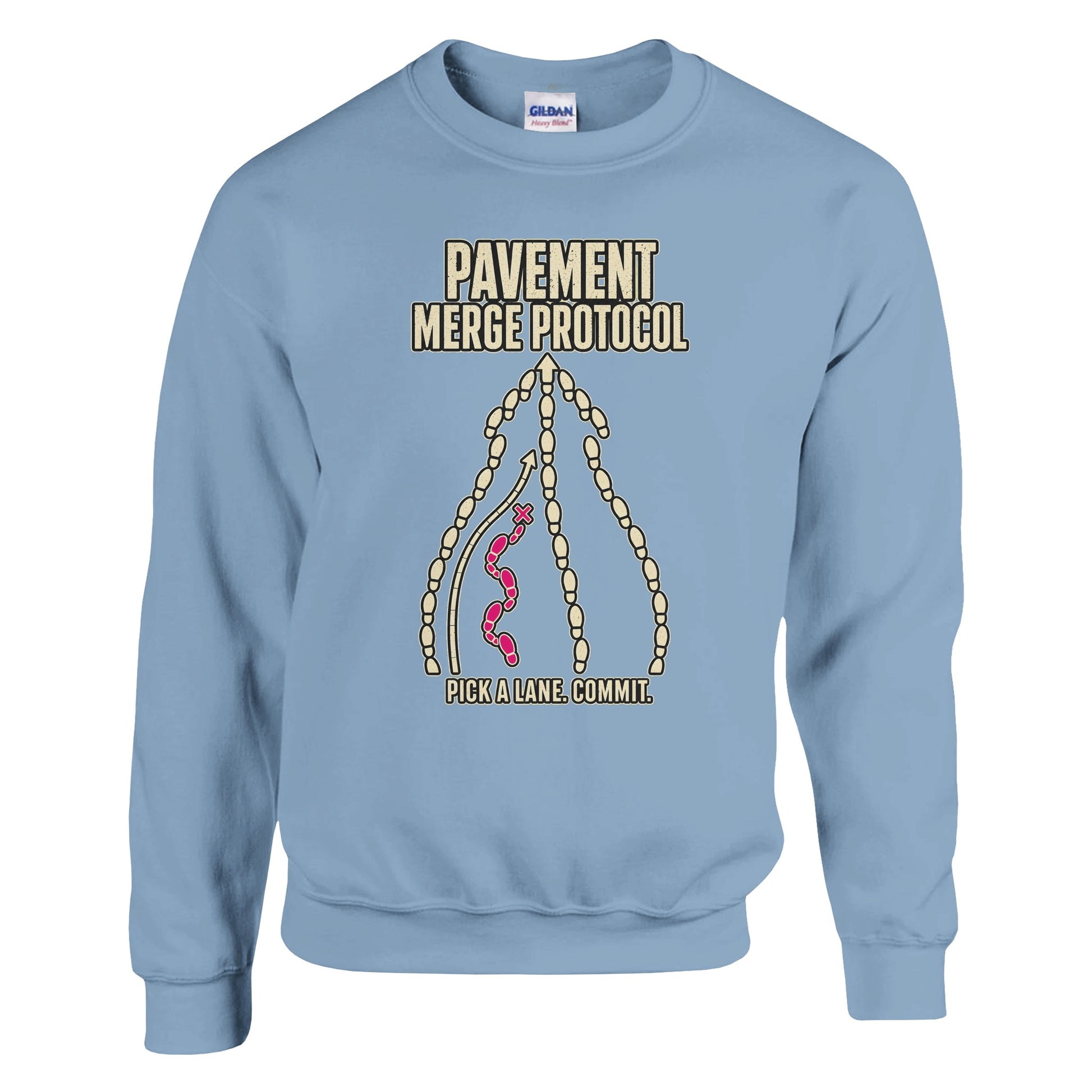 Pavement Merge Protocol — Pick a Lane Sweatshirt — product view 15