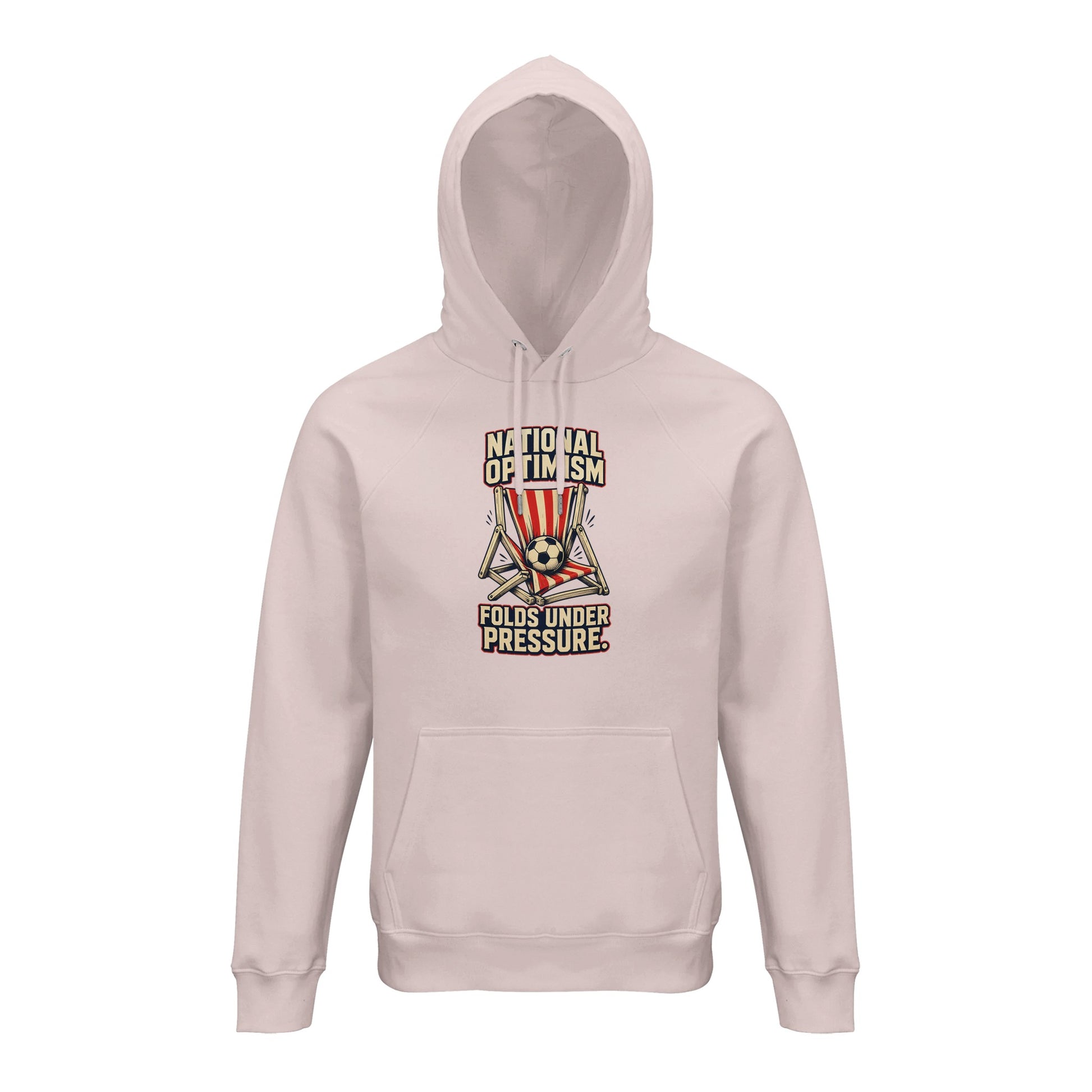 National Optimism Folds Under Pressure Football Hoodie — product view 8