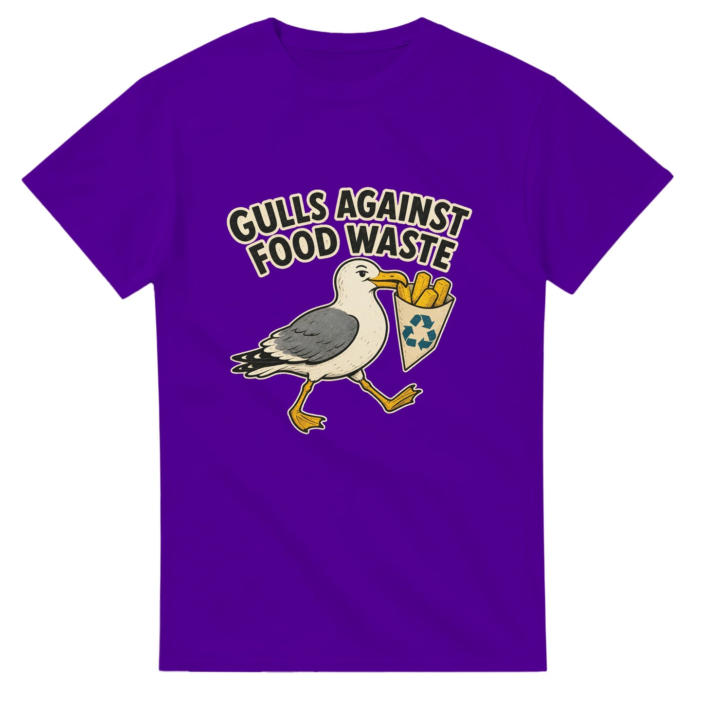 Gulls Against Food Waste Graphic T-shirt — product view 16