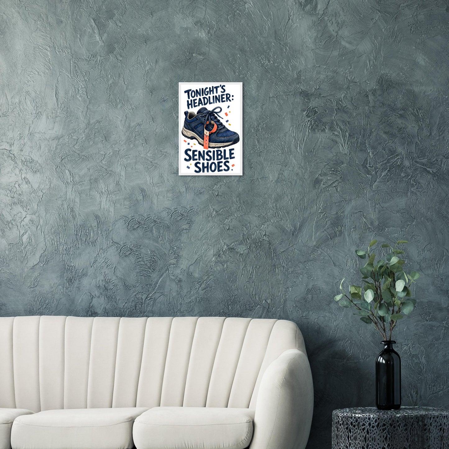 Tonight's Headliner: Sensible Shoes Concert Framed Wall Art — product view 12