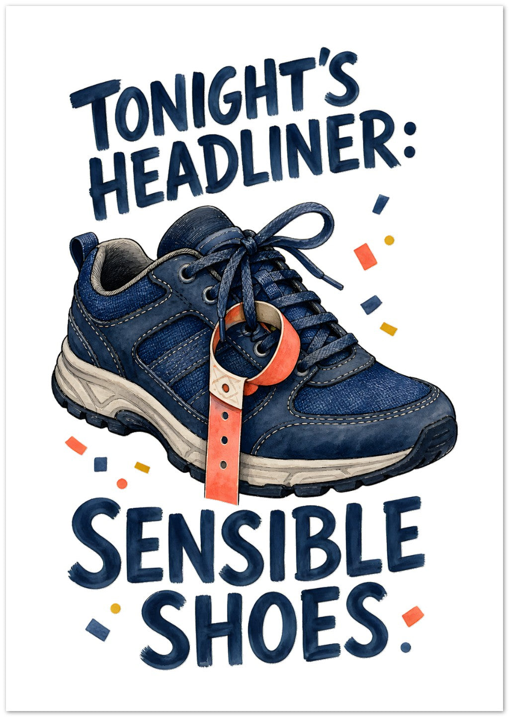 Tonight's Headliner: Sensible Shoes Concert Greeting Card Pack — product view 2