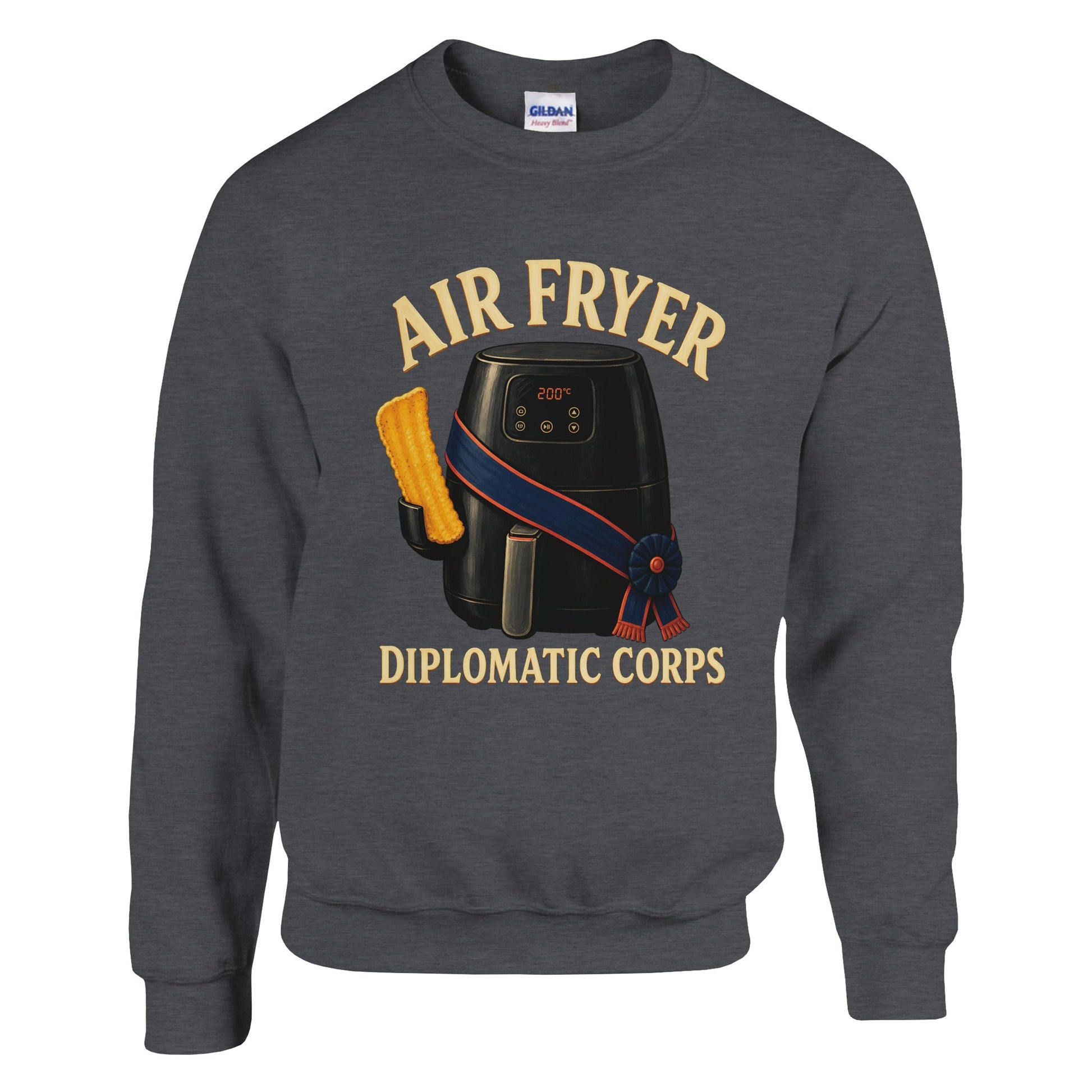 Air Fryer Diplomatic Corps Sweatshirt — product view 10