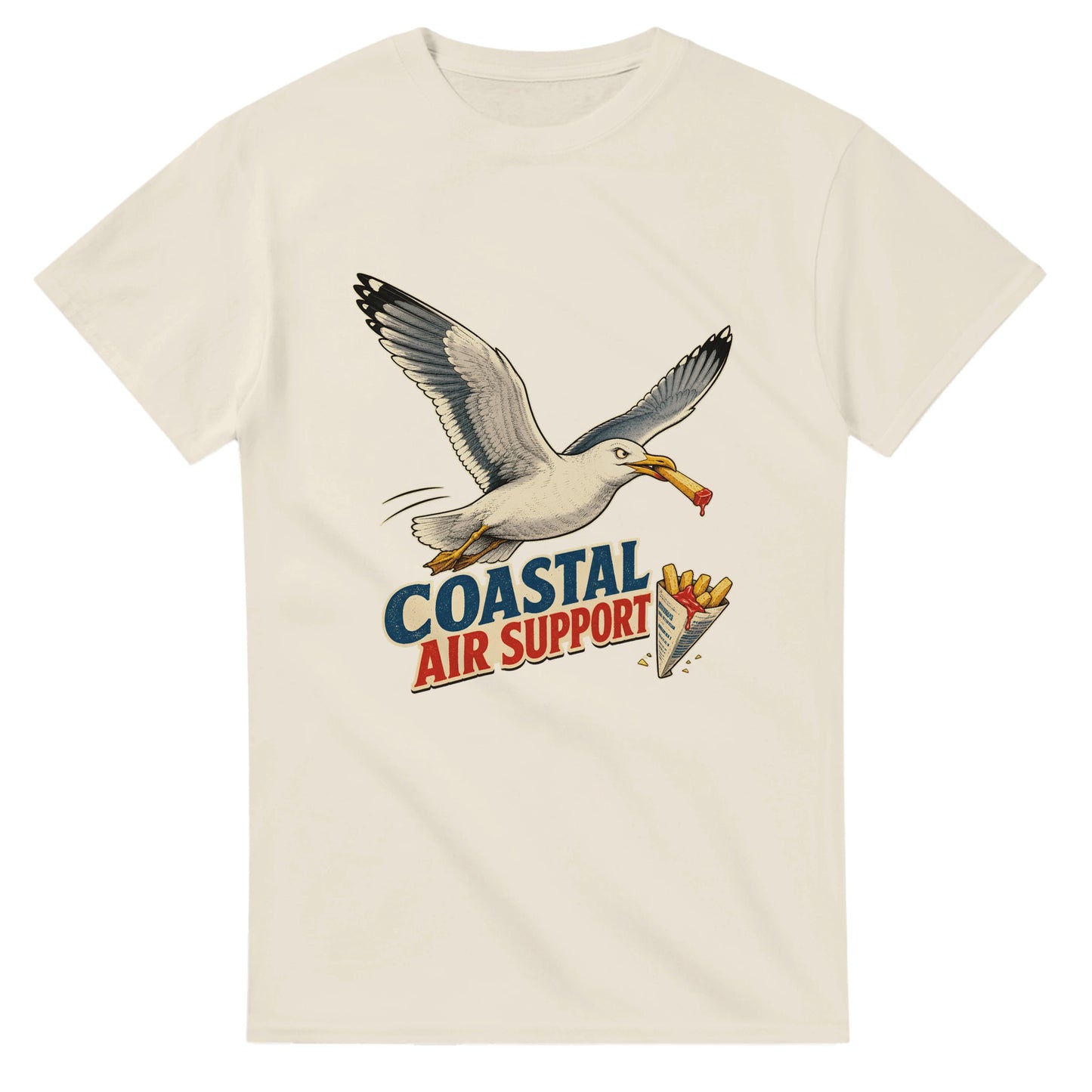Coastal Air Support Seagull Graphic T-shirt — product view 8