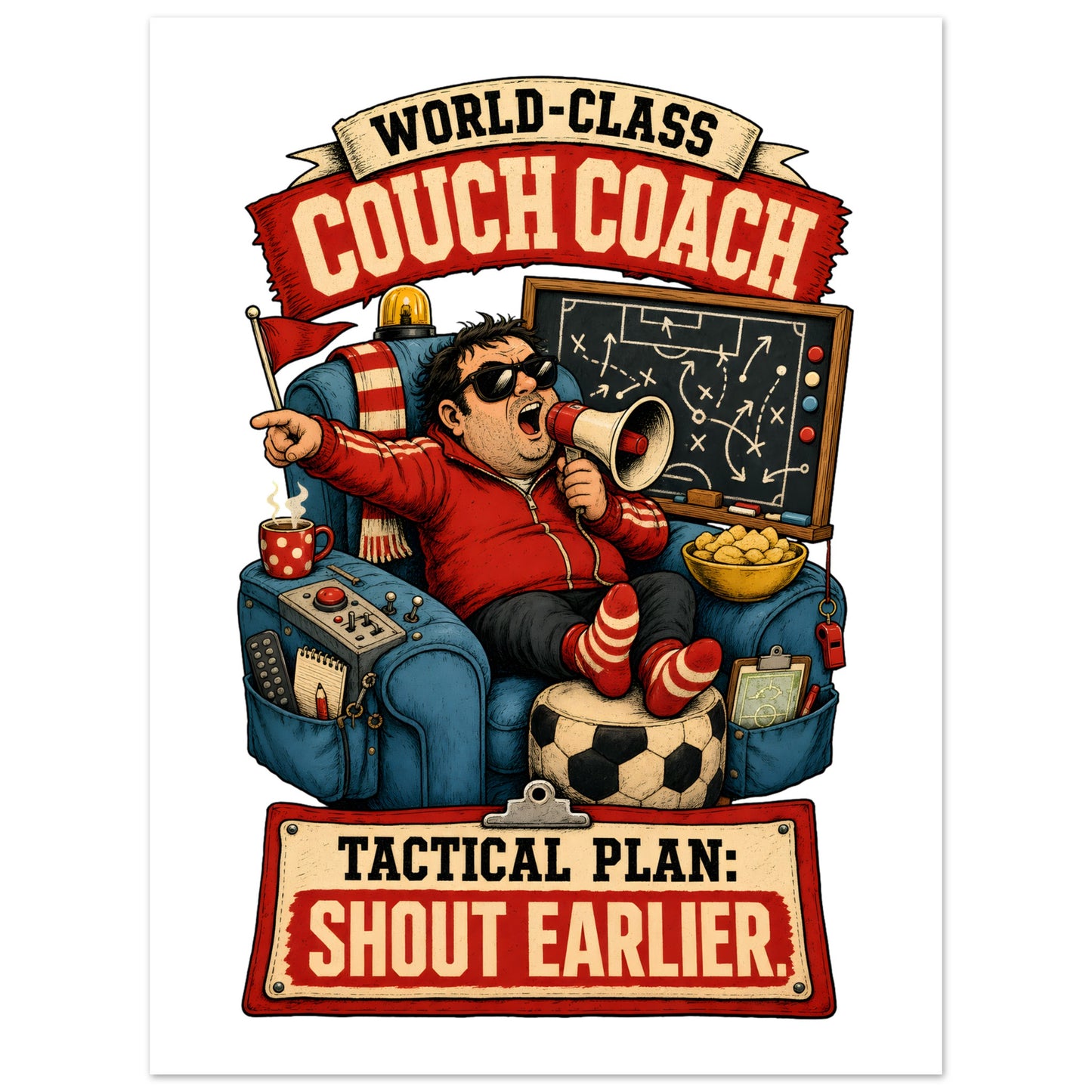 World-Class Couch Coach Poster — product view 5