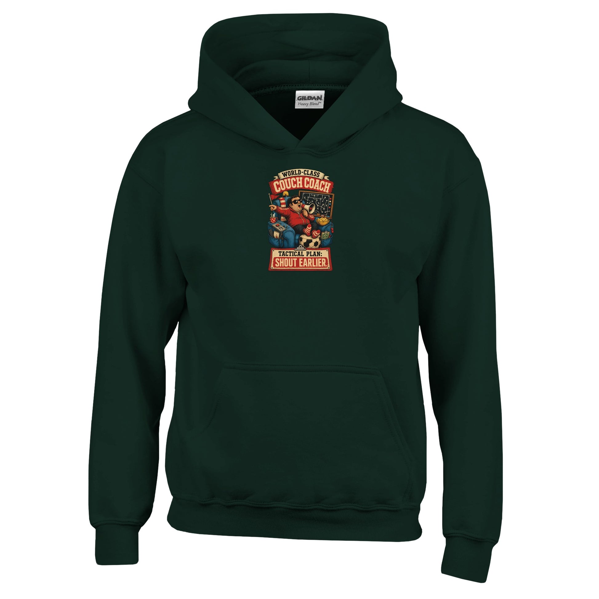 World-Class Couch Coach Kids' Hoodie — product view 12
