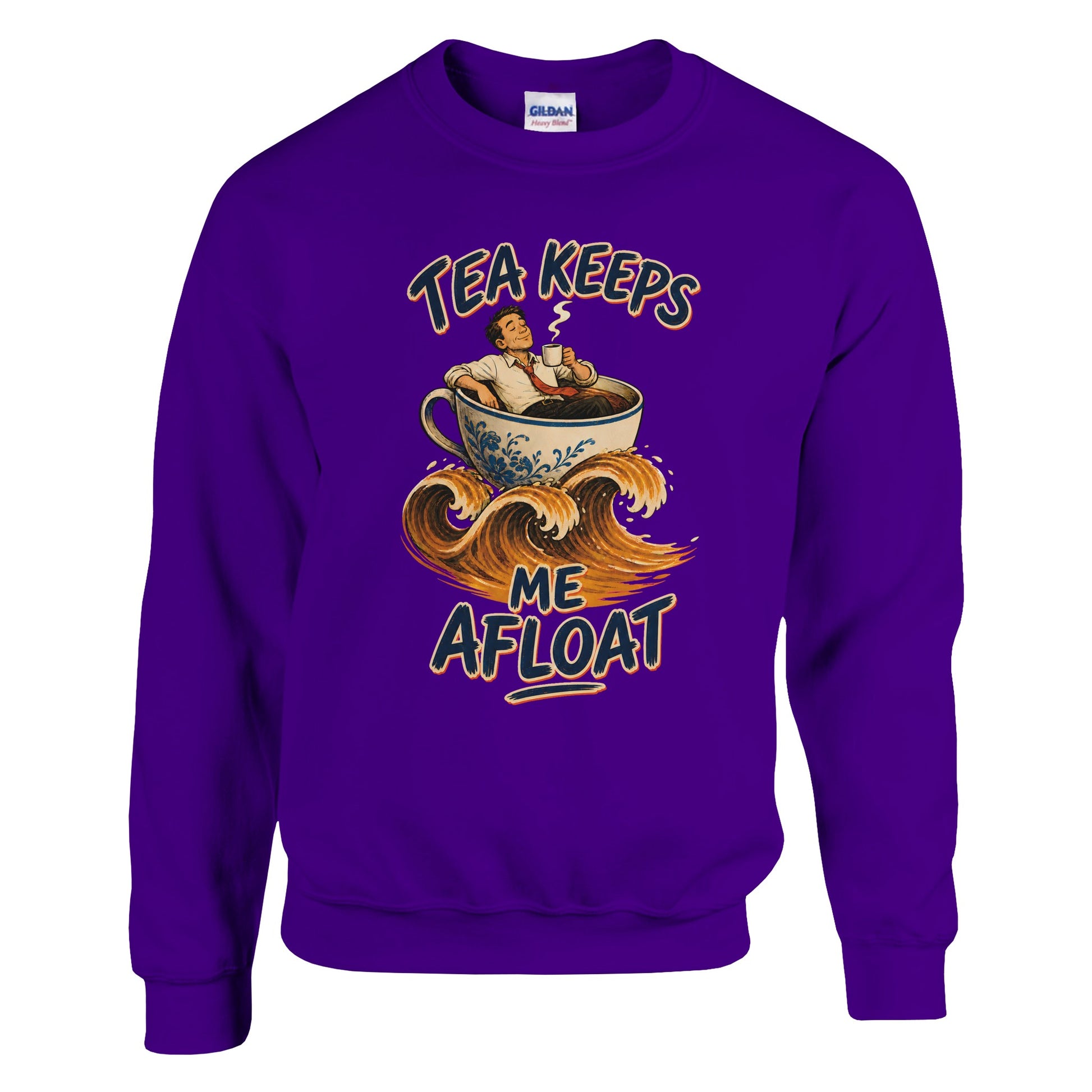 Tea Keeps Me Afloat Sweatshirt — product view 6