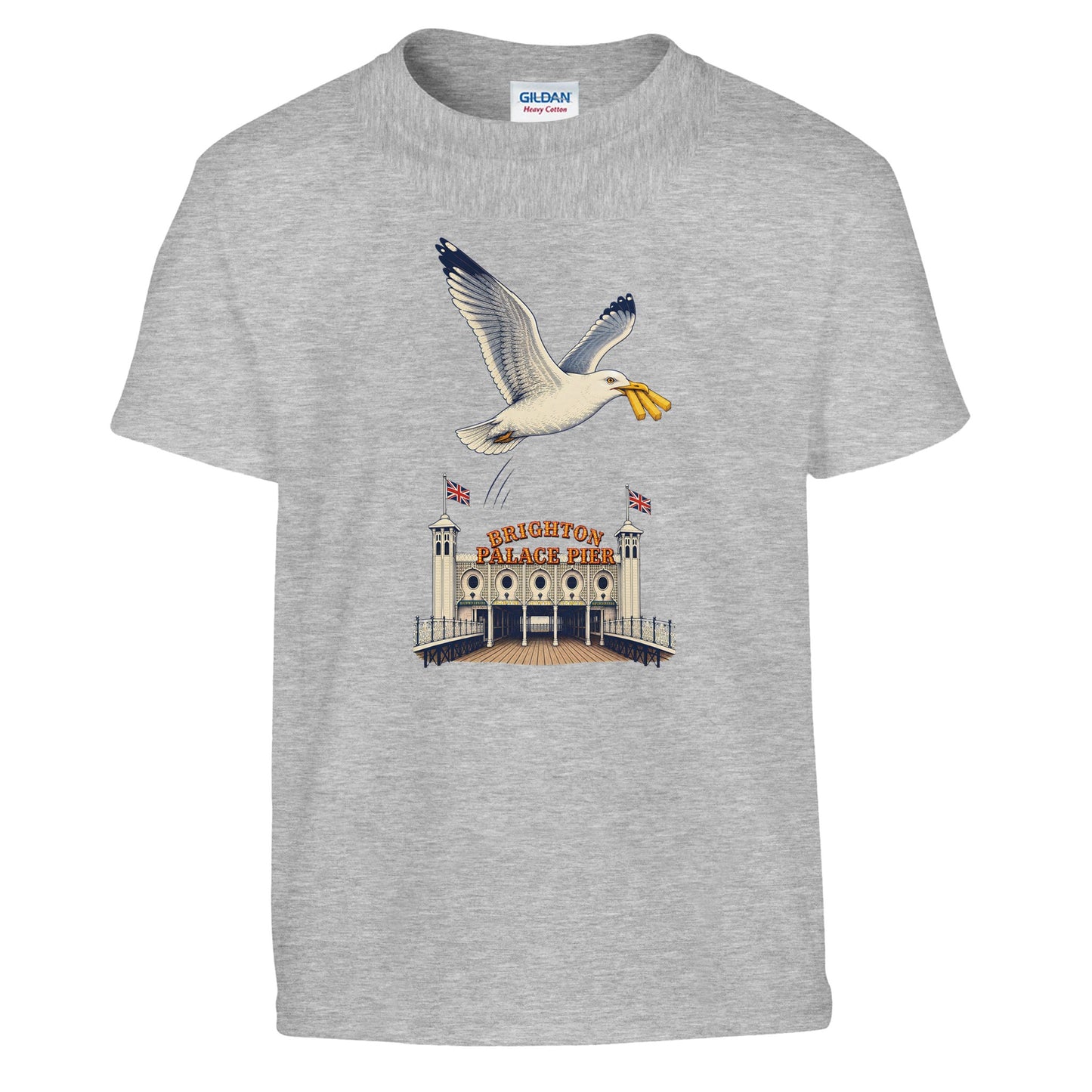 Brighton Palace Pier Chip Heist Kids' T-shirt — product view 4
