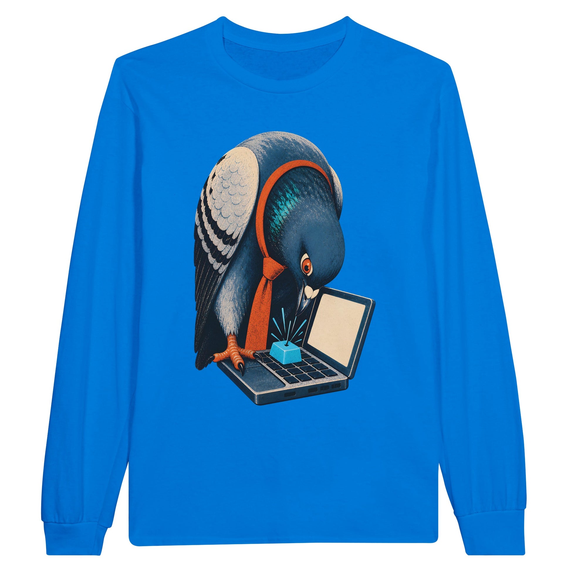 Pigeon Hits Send Long-Sleeve T-shirt — product view 3