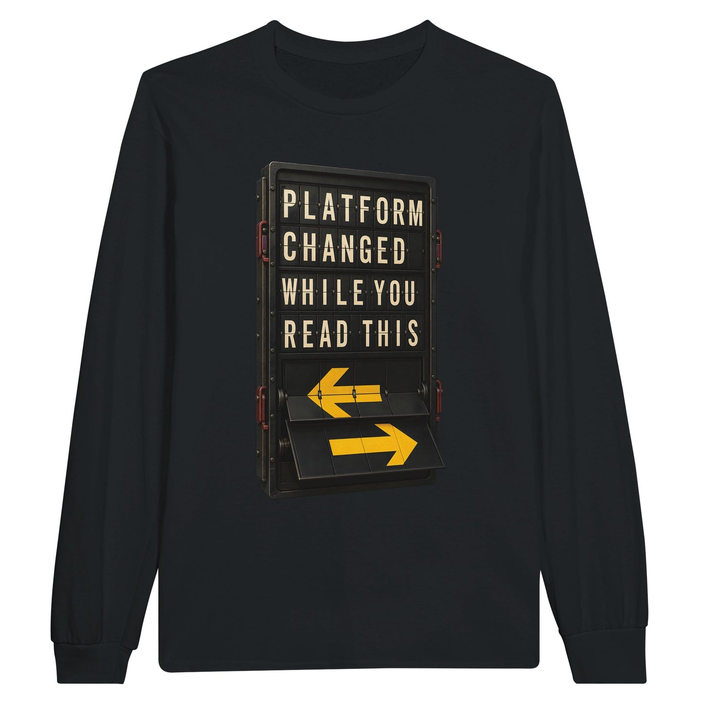 Platform Changed While You Read This Long-Sleeve T-shirt — product view 7