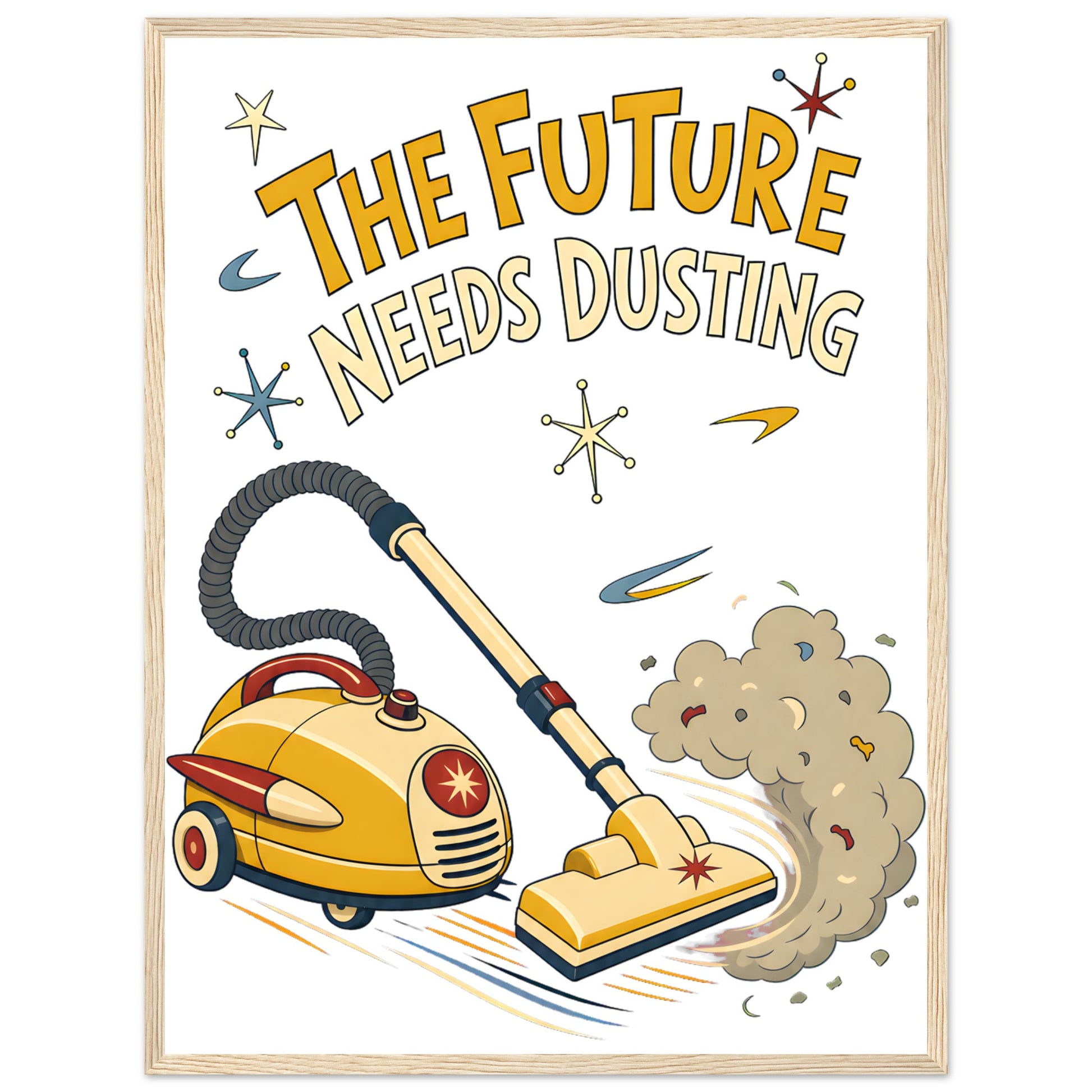 The Future Needs Dusting Framed Wall Art — product view 9