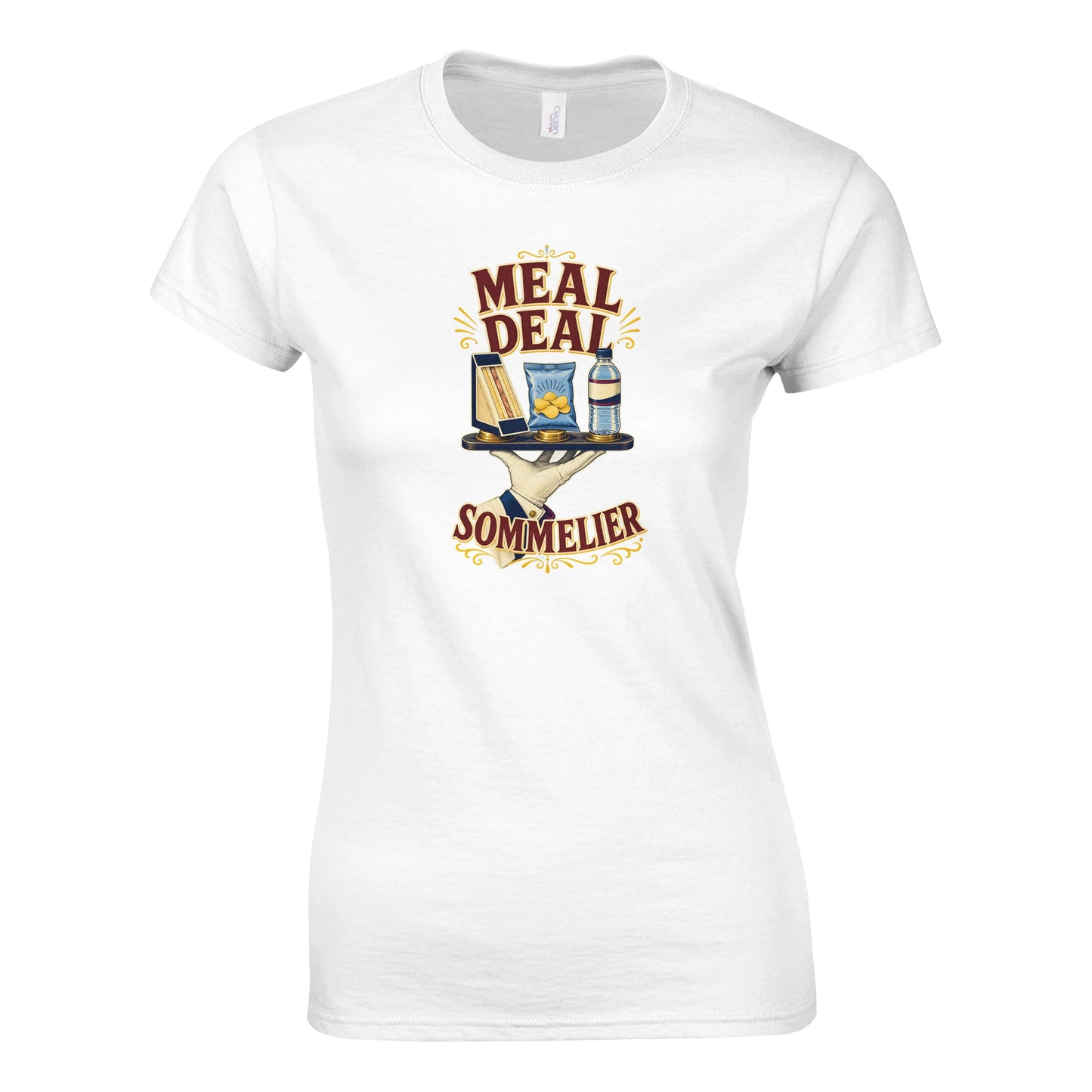 Meal Deal Sommelier British Lunch Design Women's T-shirt — product view 1